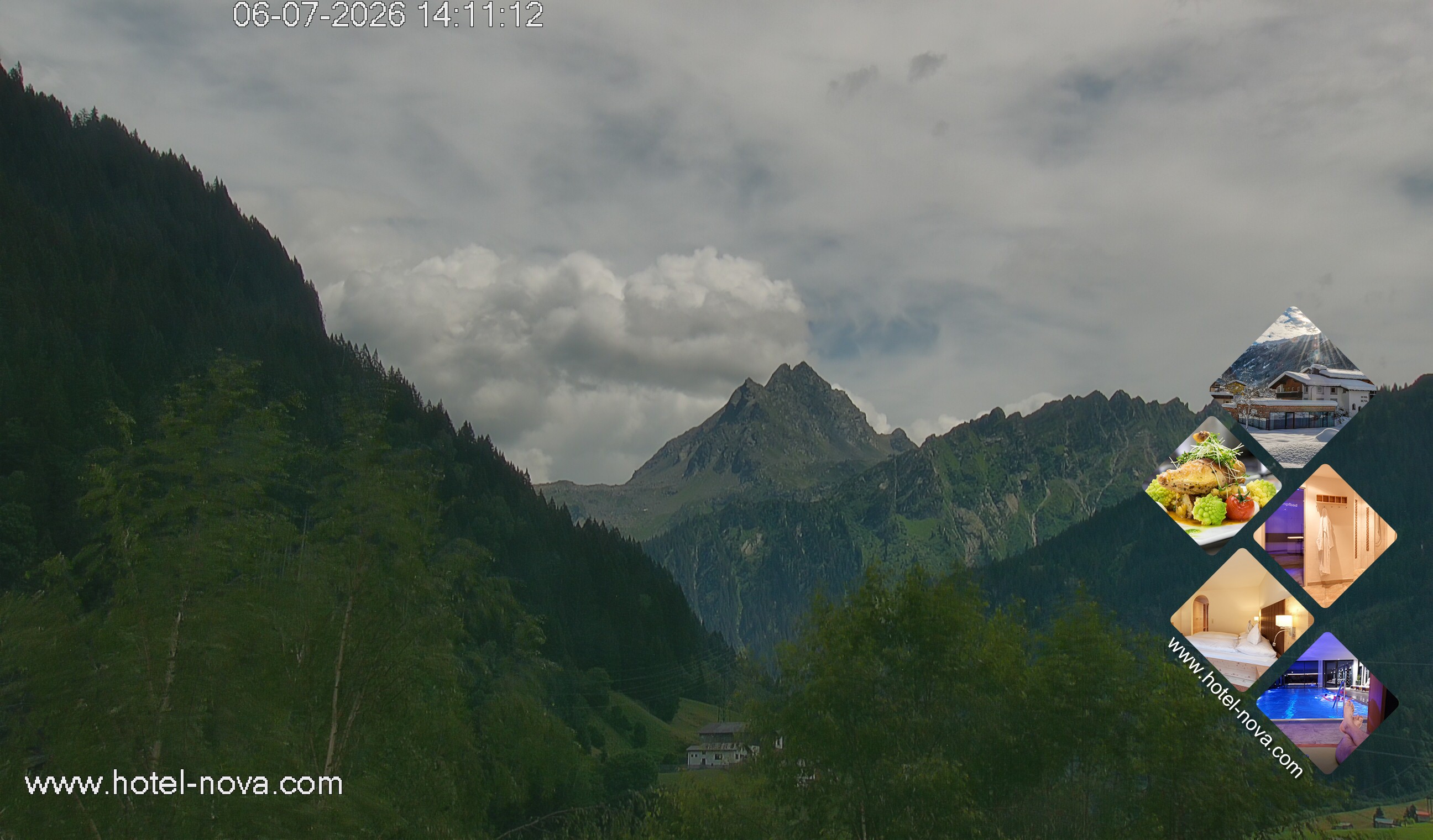 Archiv Foto Webcam Valülla, Silvretta Montafon