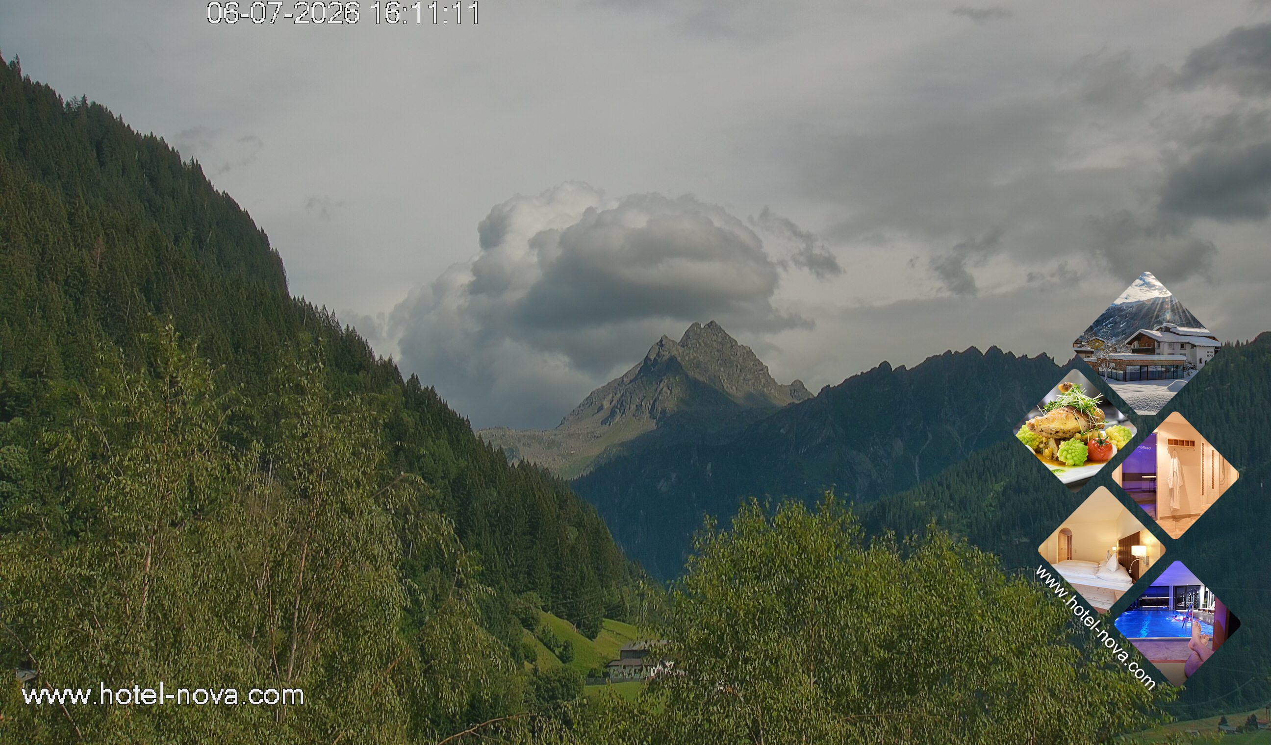 Archiv Foto Webcam Valülla, Silvretta Montafon