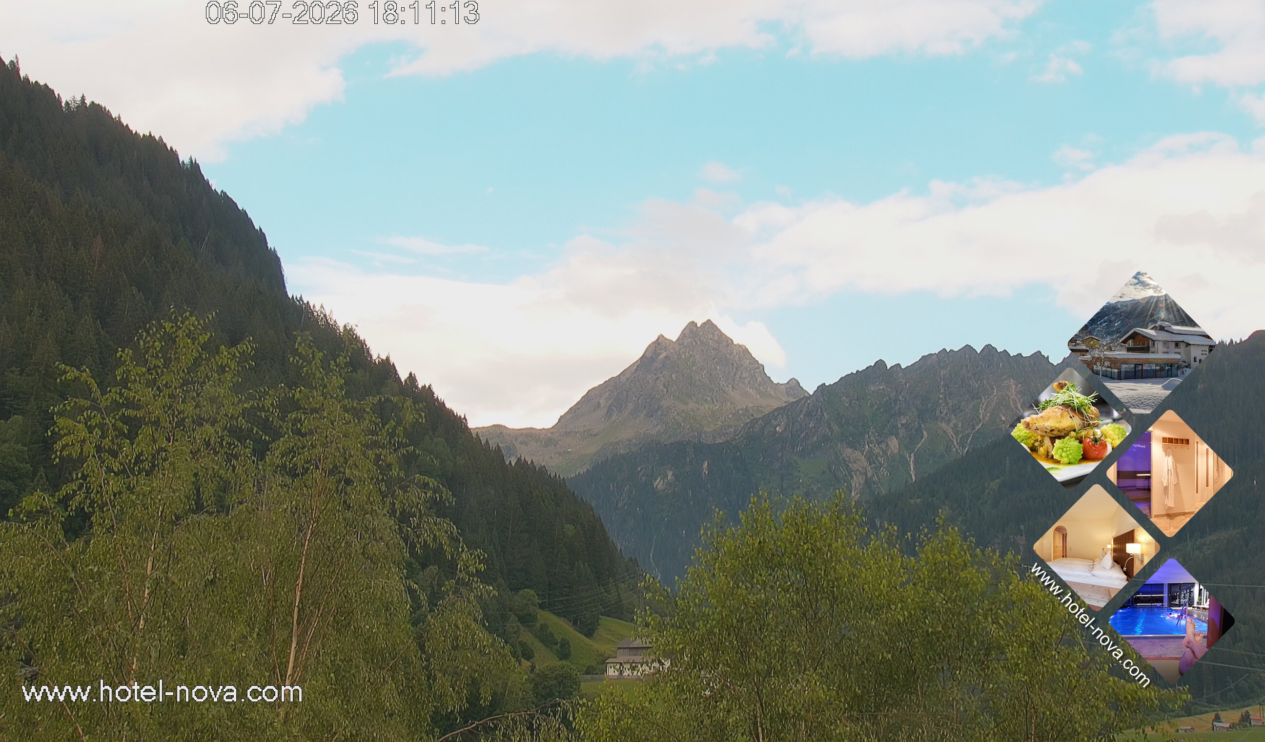 Archiv Foto Webcam Valülla, Silvretta Montafon