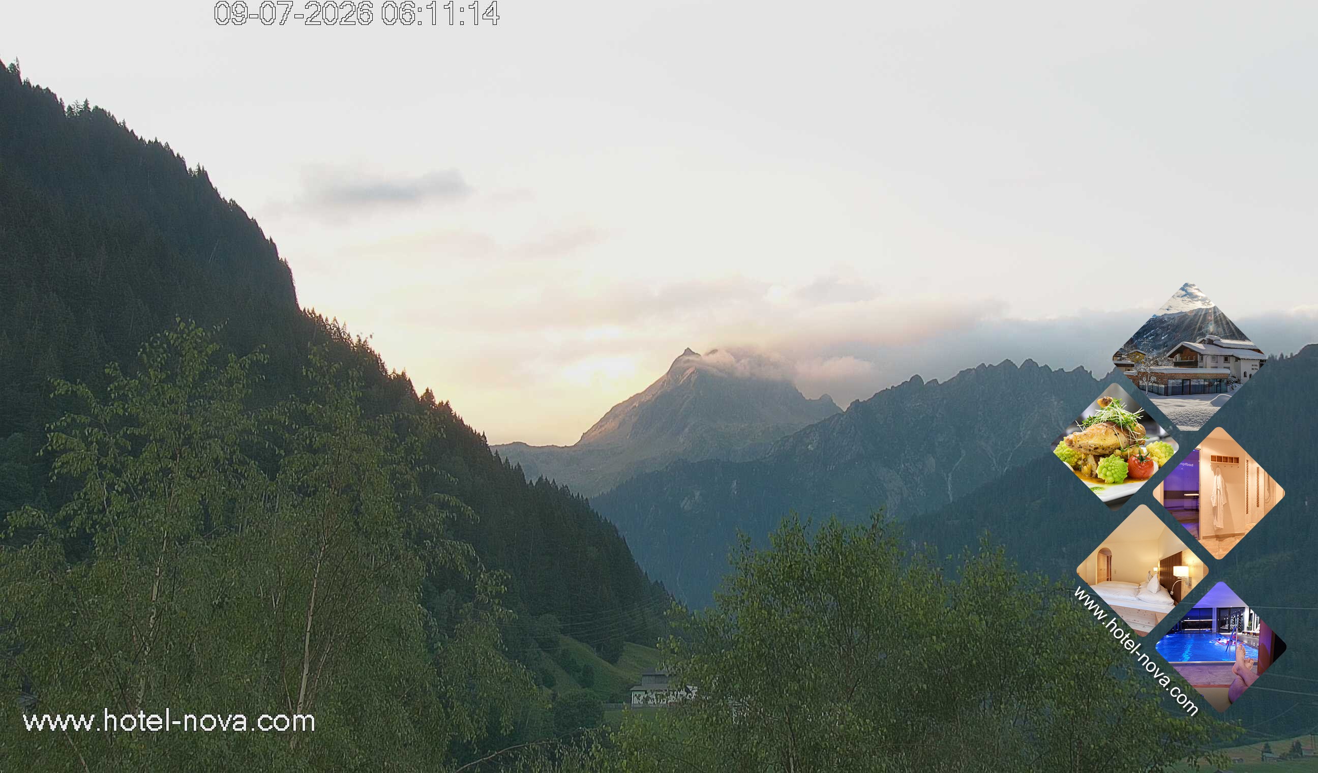 Archiv Foto Webcam Valülla, Silvretta Montafon