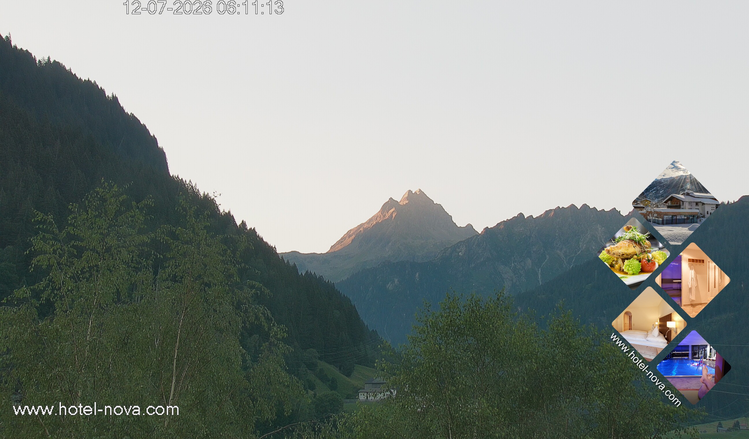 Archived image Webcam Valülla, Hotel Nova