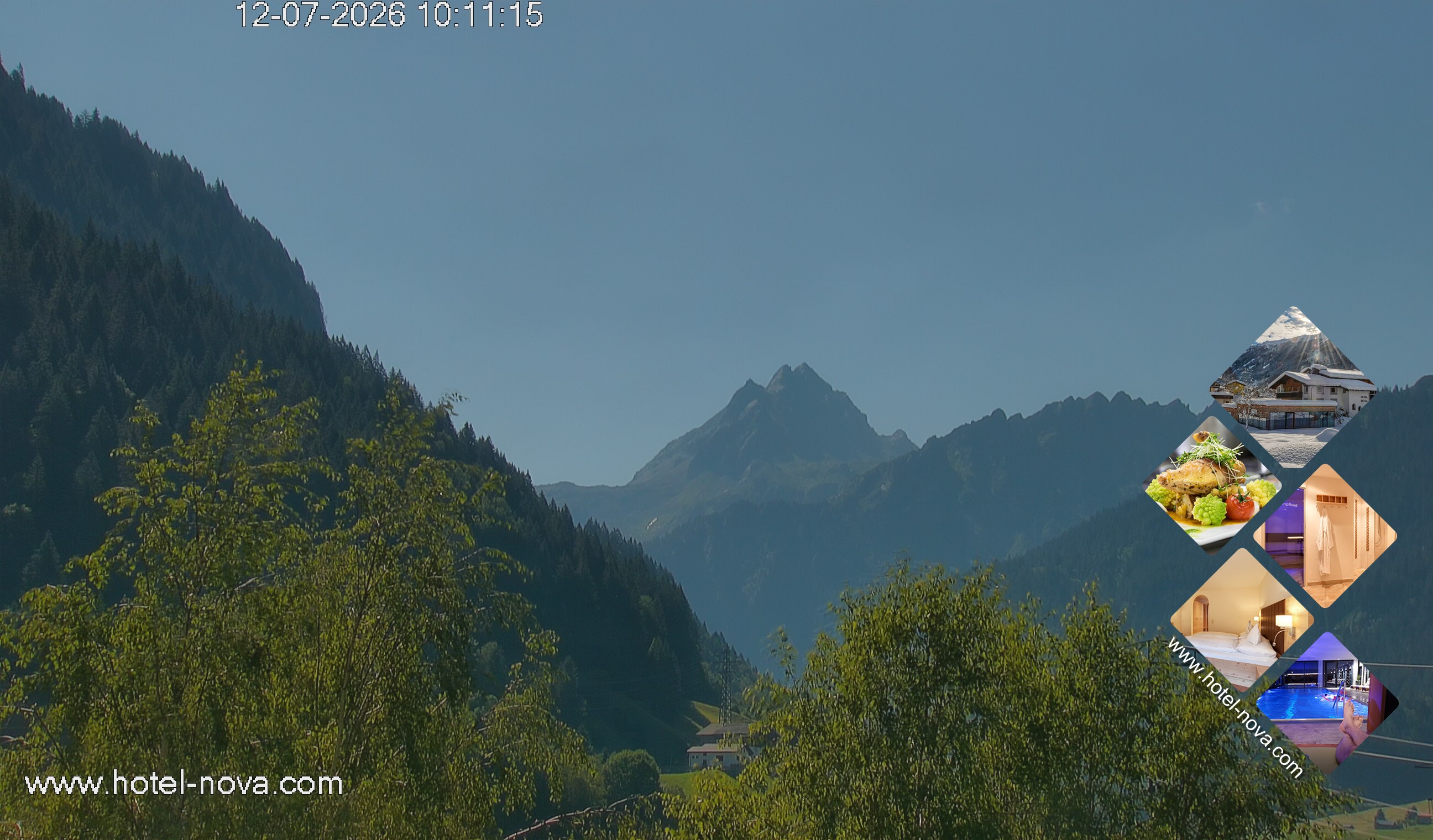 Archived image Webcam Valülla, Hotel Nova