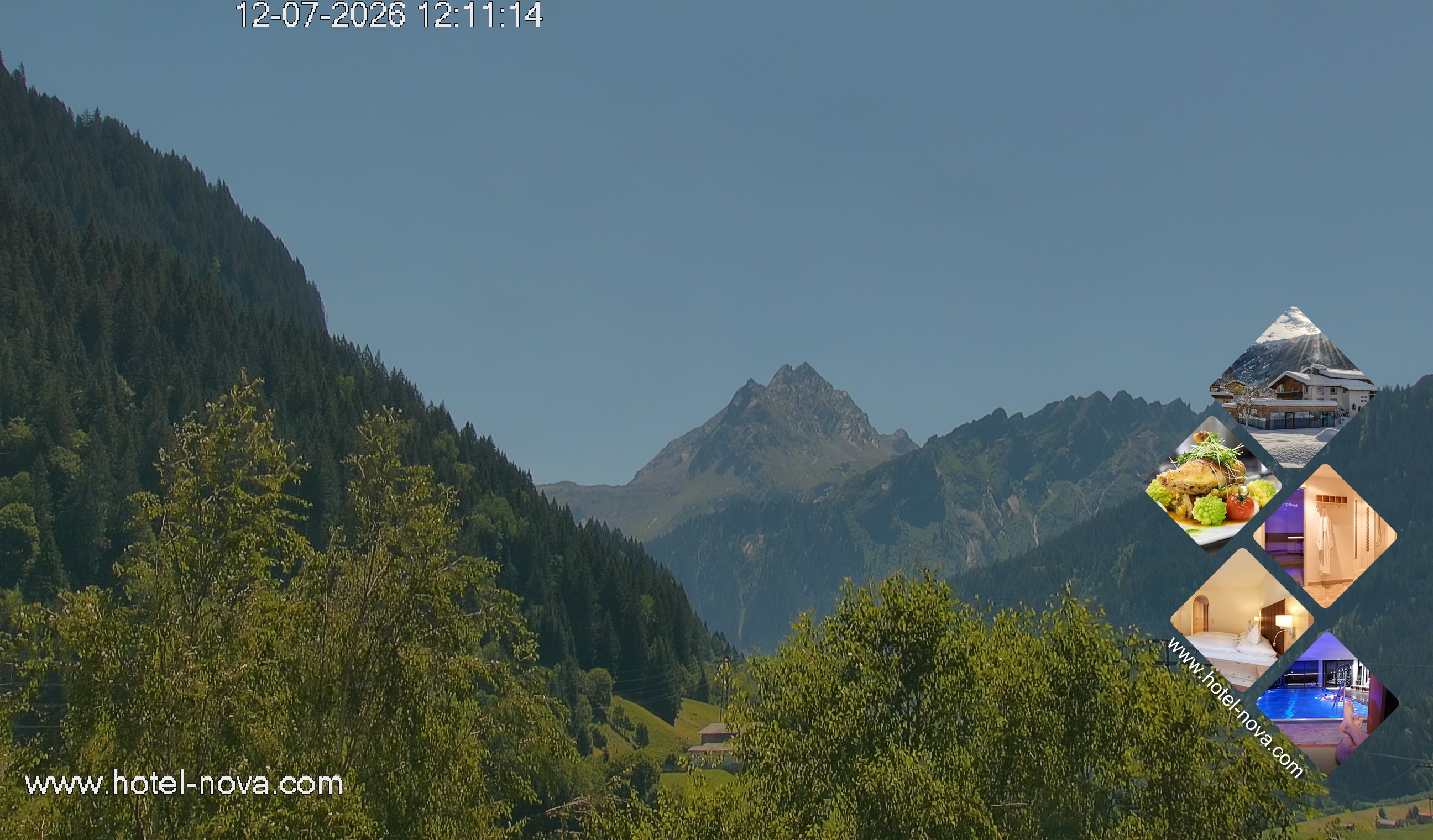 Archived image Webcam Valülla, Hotel Nova