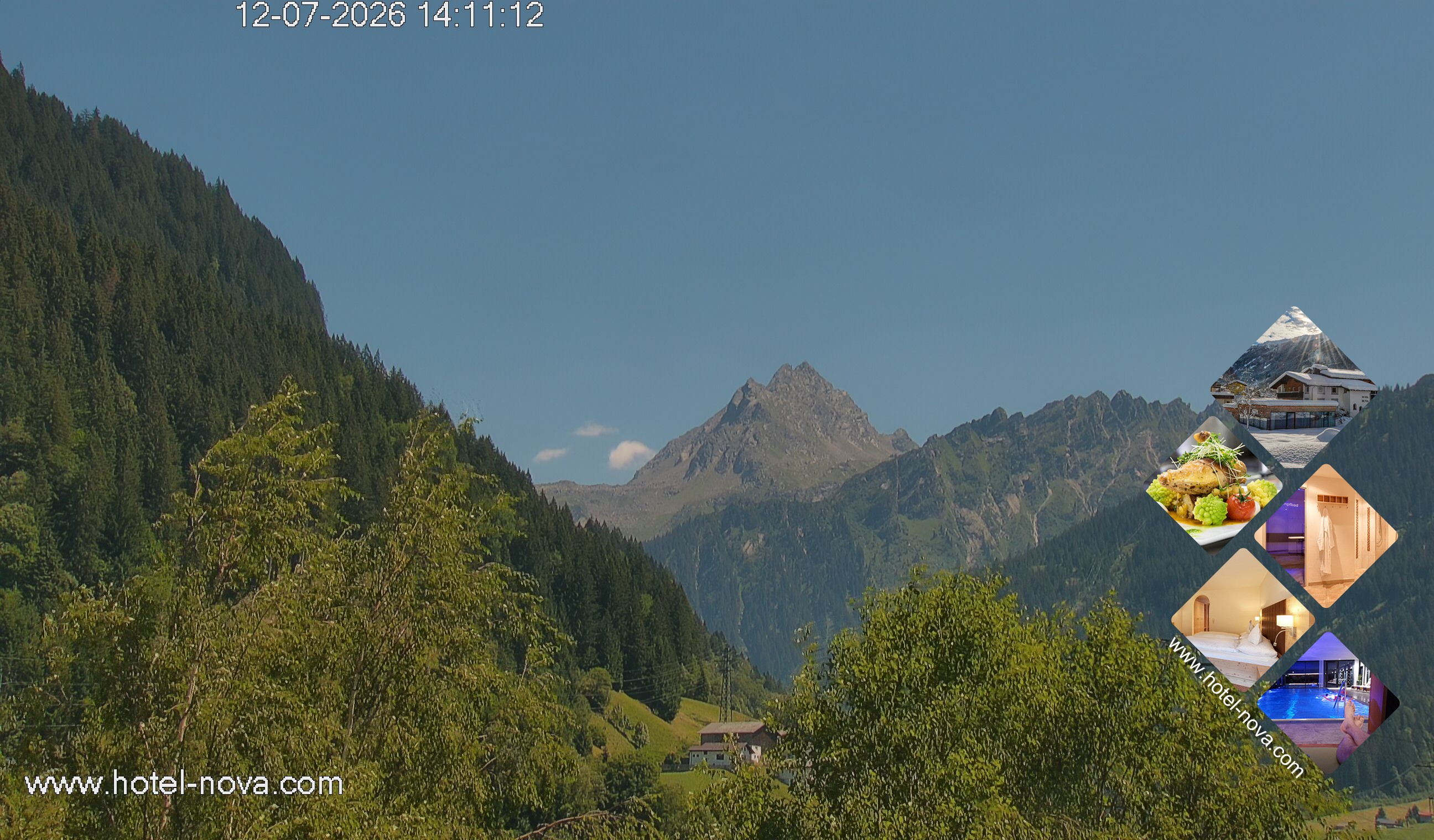 Archived image Webcam Valülla, Hotel Nova