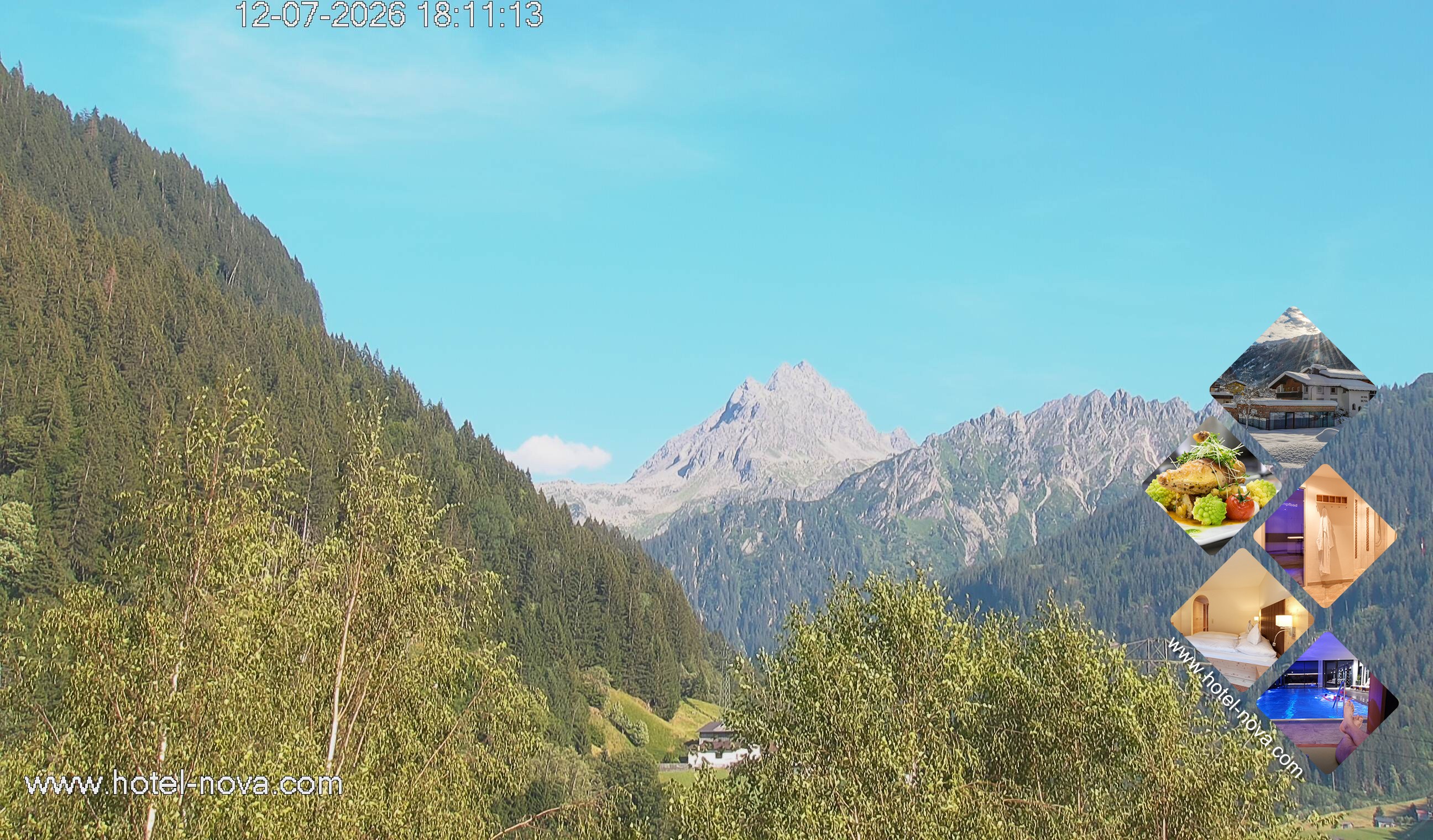 Archiv Foto Webcam Valülla, Silvretta Montafon