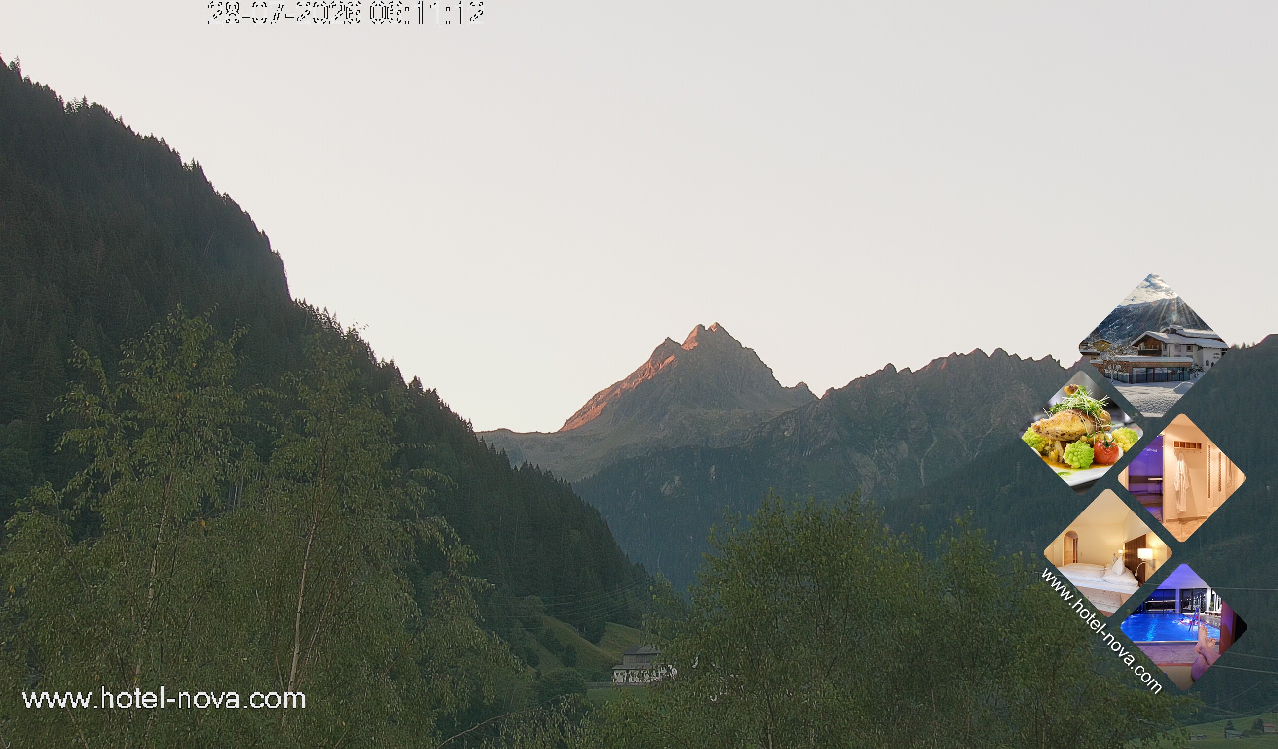 Archiv Foto Webcam Valülla, Silvretta Montafon