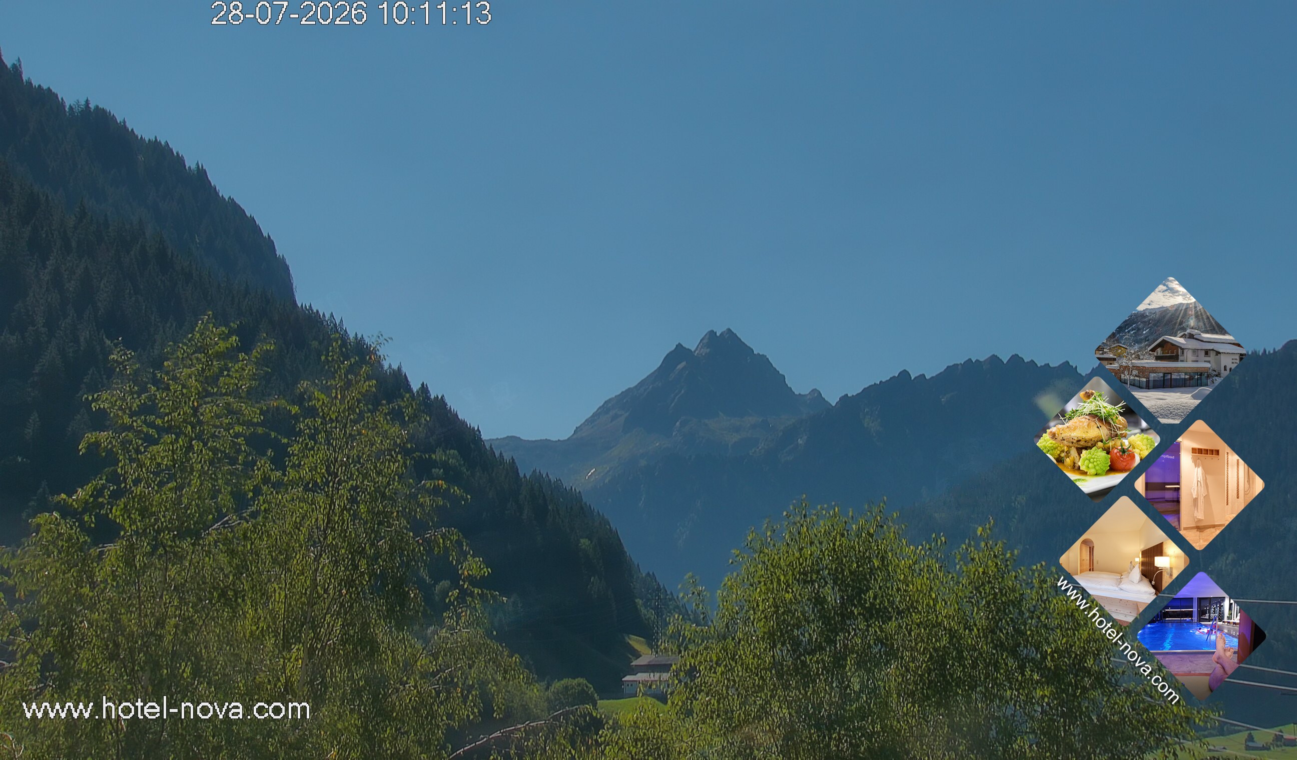 Archiv Foto Webcam Valülla, Silvretta Montafon