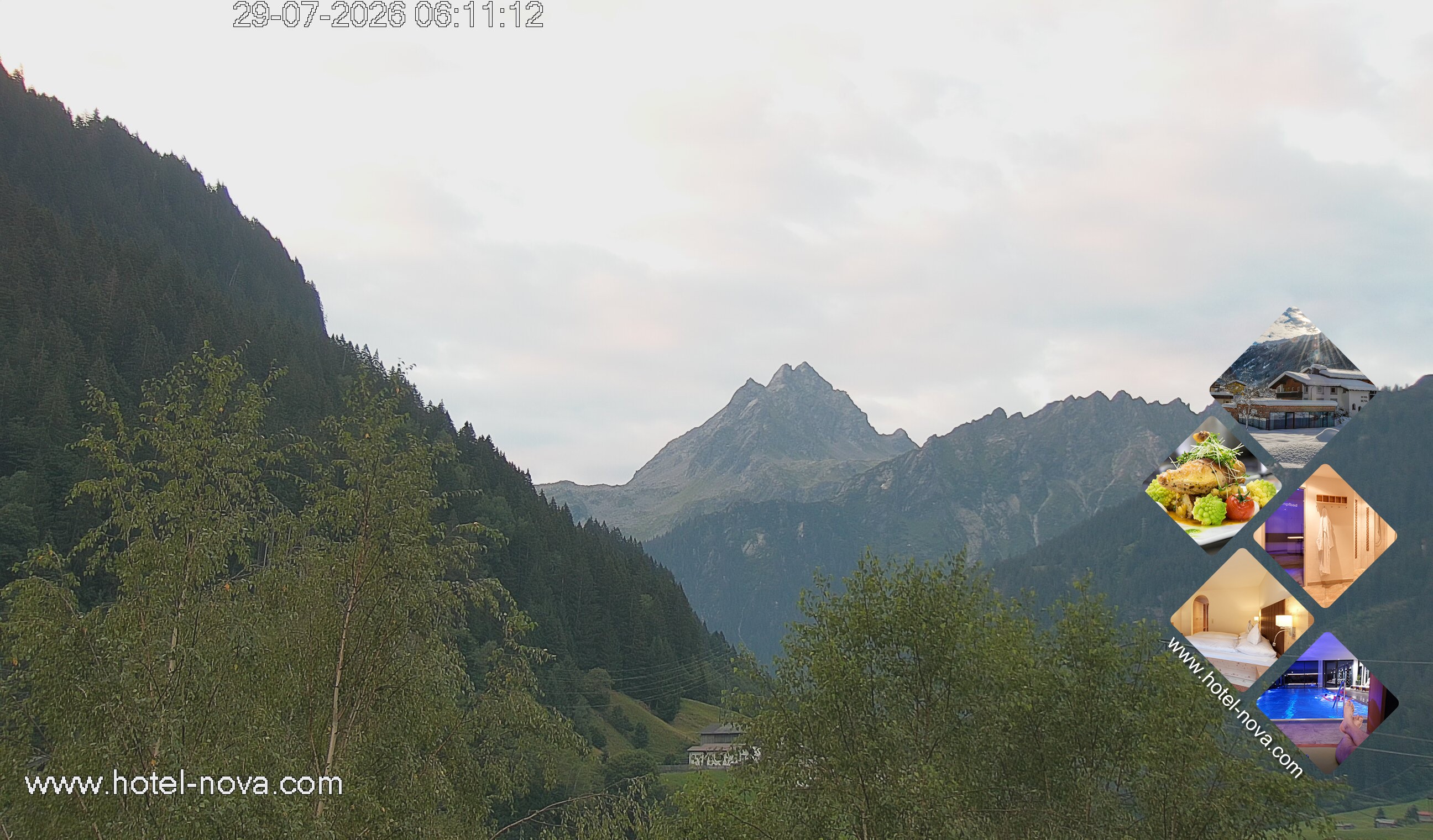 Archiv Foto Webcam Valülla, Silvretta Montafon
