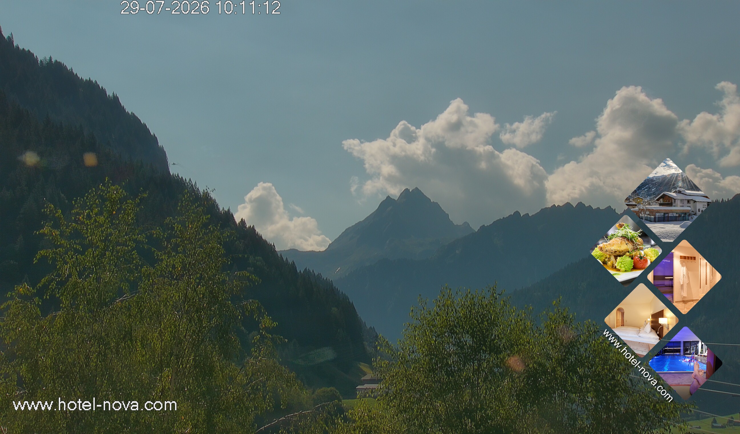 Archiv Foto Webcam Valülla, Silvretta Montafon