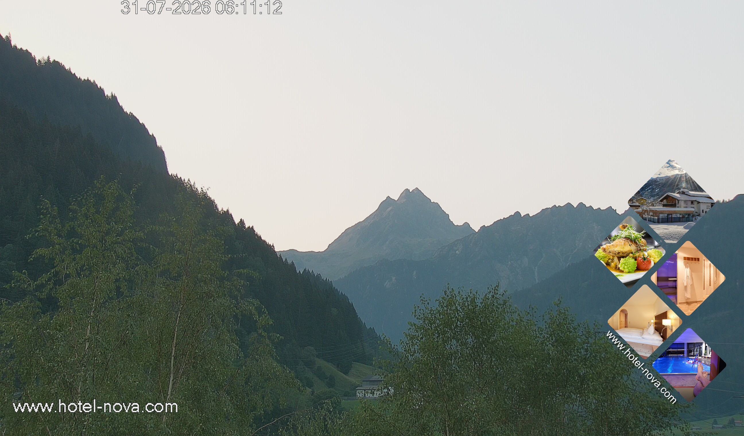 Archiv Foto Webcam Valülla, Silvretta Montafon