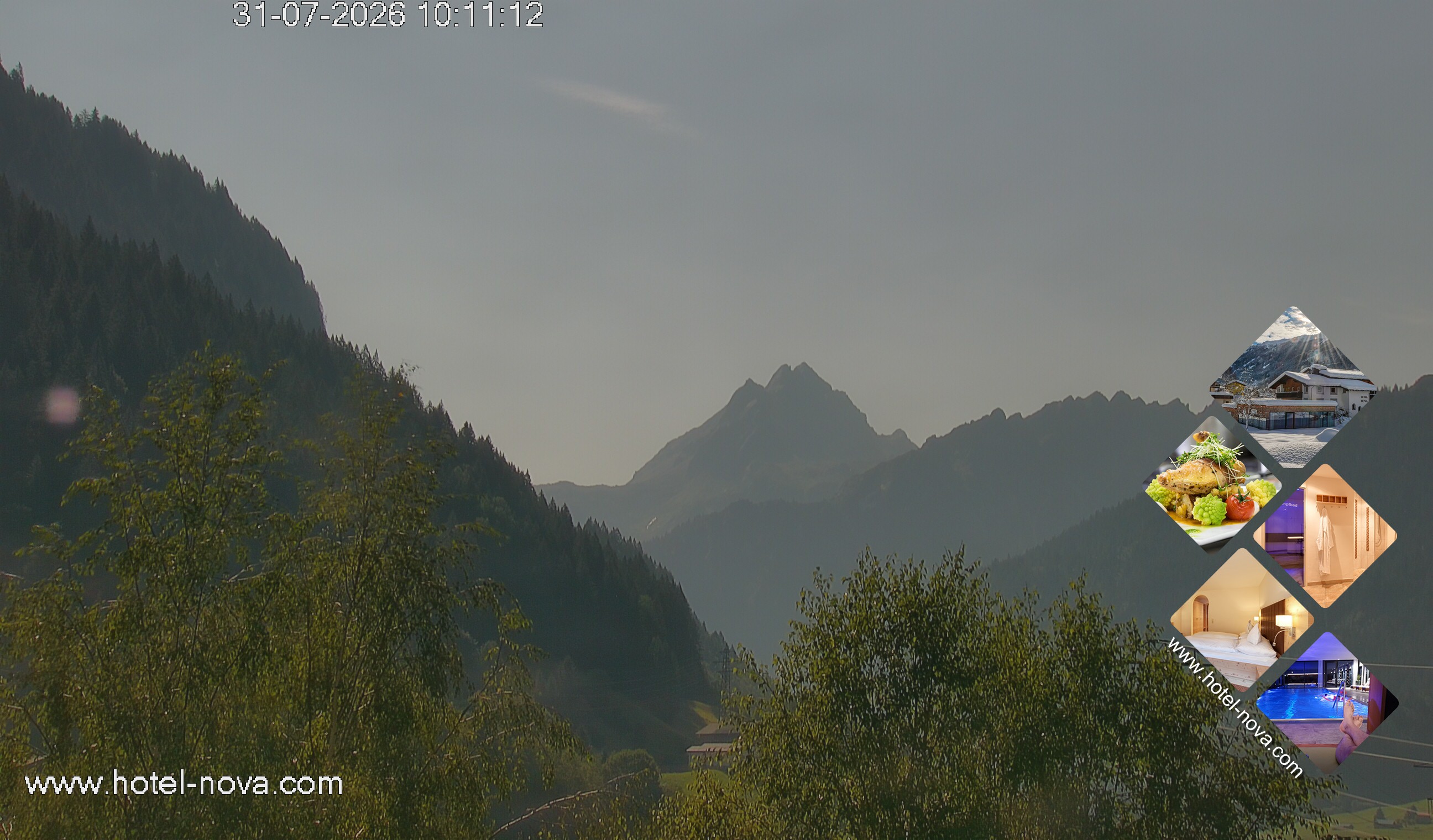 Archiv Foto Webcam Valülla, Silvretta Montafon