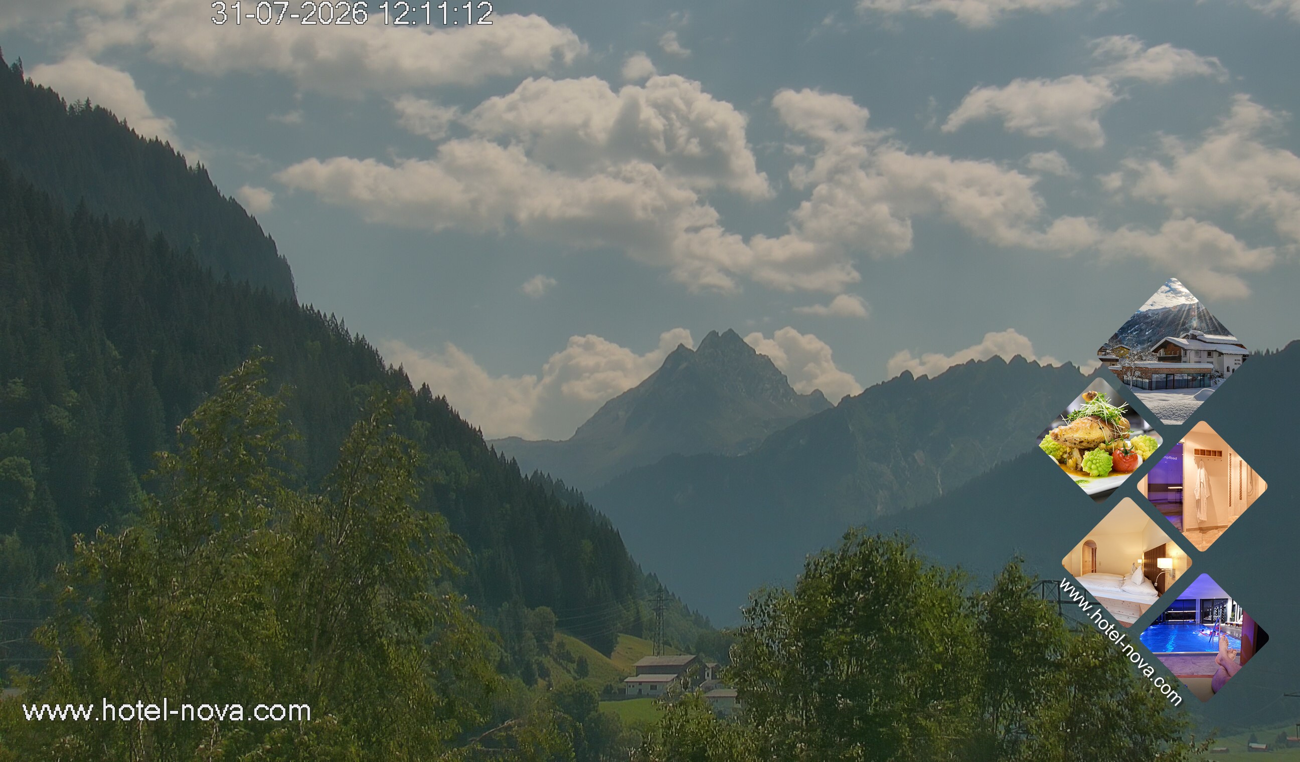 Archiv Foto Webcam Valülla, Silvretta Montafon