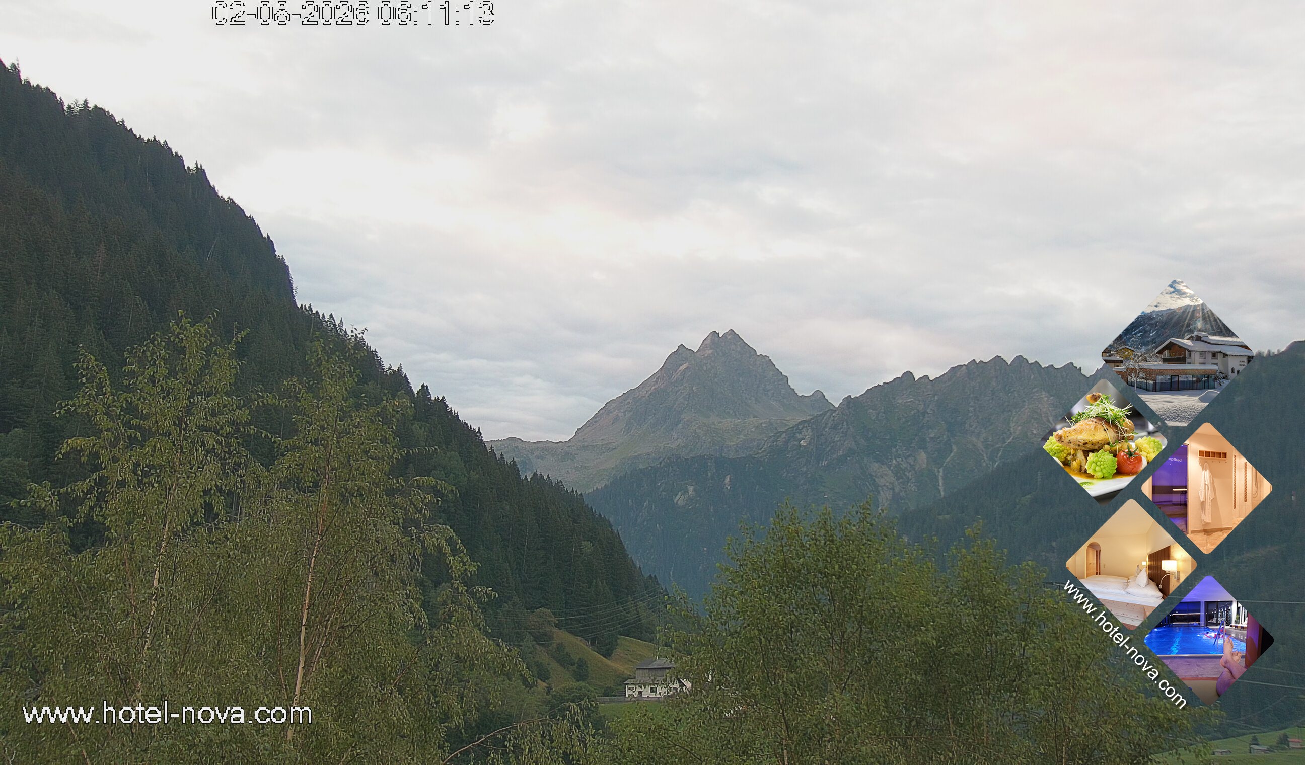 Archiv Foto Webcam Valülla, Silvretta Montafon