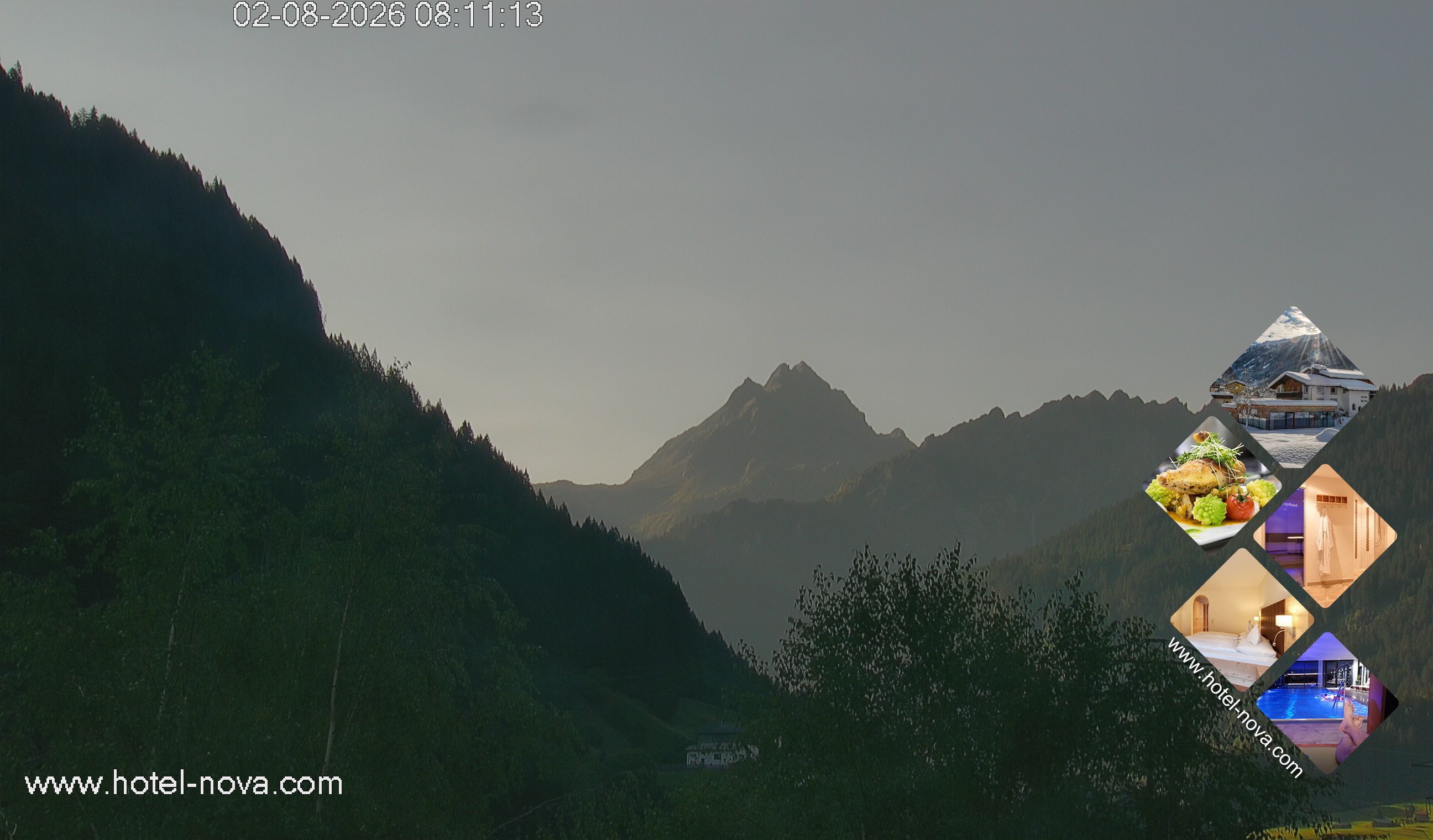 Archiv Foto Webcam Valülla, Silvretta Montafon