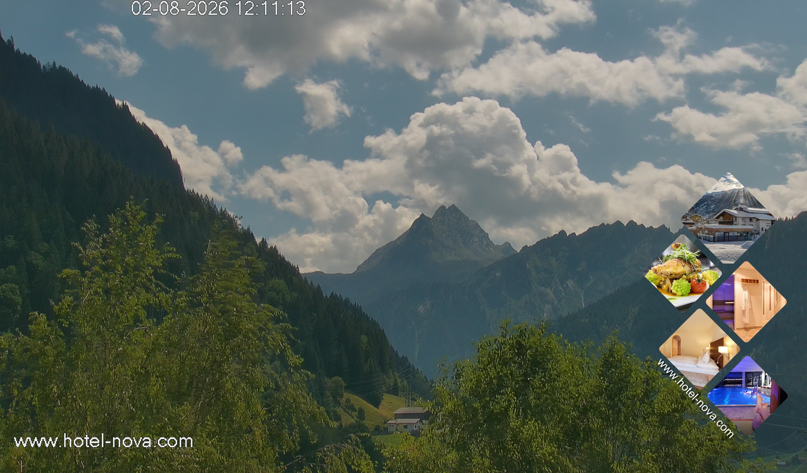 Archiv Foto Webcam Valülla, Silvretta Montafon
