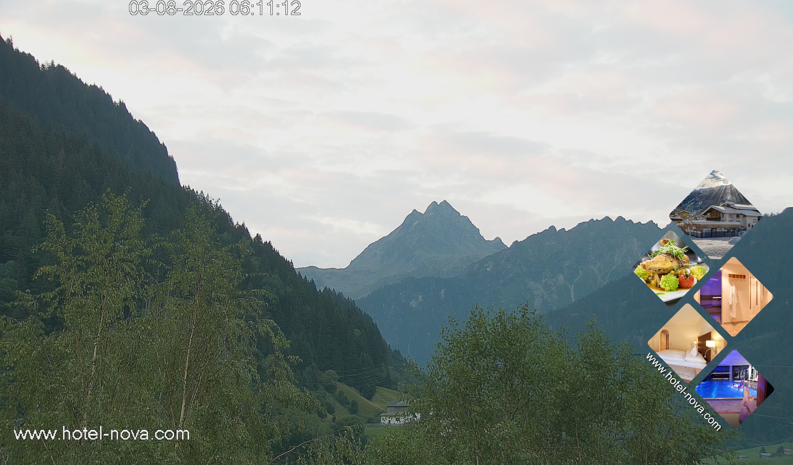 Archiv Foto Webcam Valülla, Silvretta Montafon