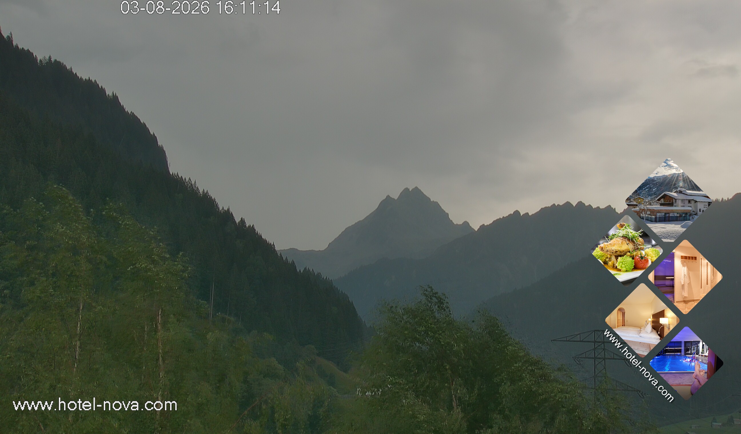 Archived image Webcam Valülla, Hotel Nova