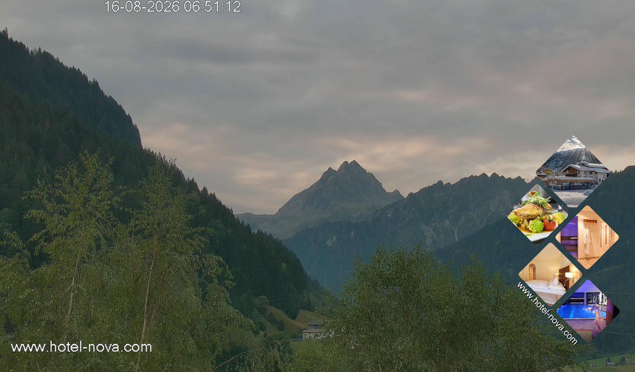 Archiv Foto Webcam Valülla, Silvretta Montafon