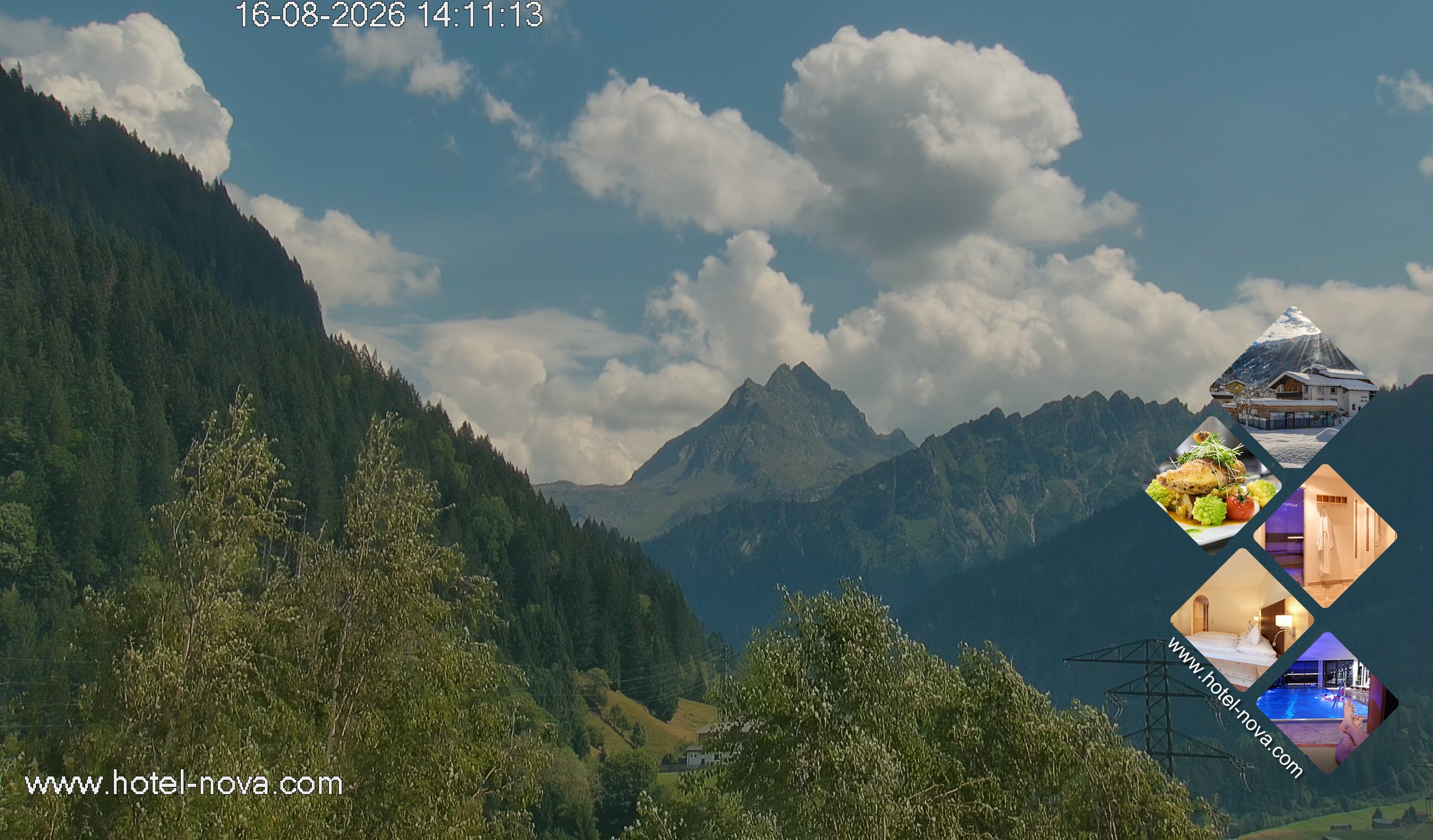 Archiv Foto Webcam Valülla, Silvretta Montafon