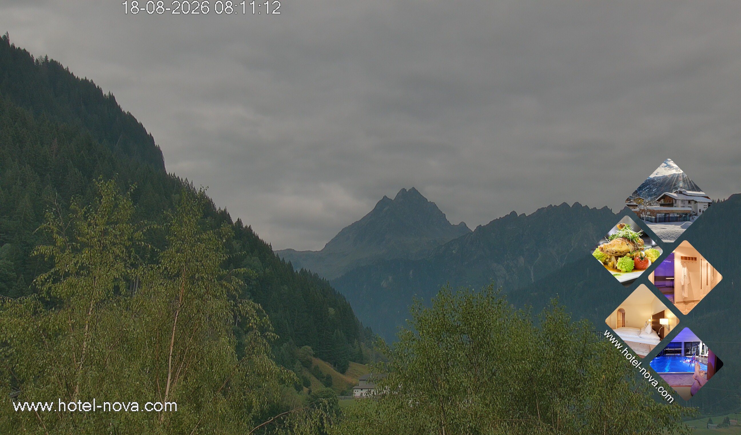 Archiv Foto Webcam Valülla, Silvretta Montafon