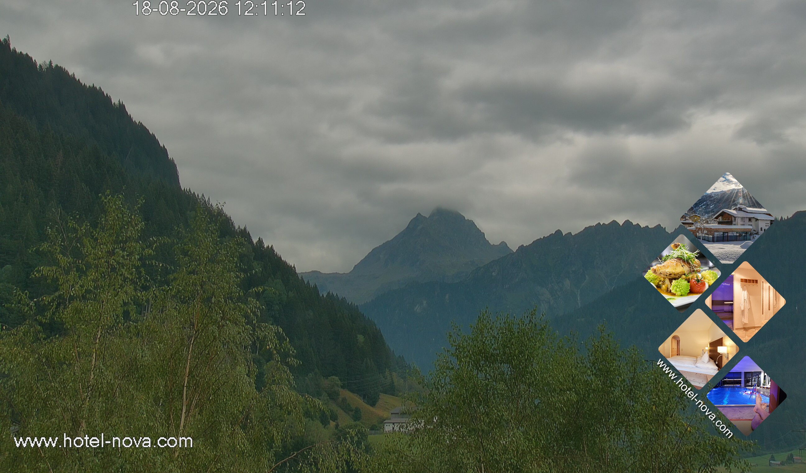 Archiv Foto Webcam Valülla, Silvretta Montafon