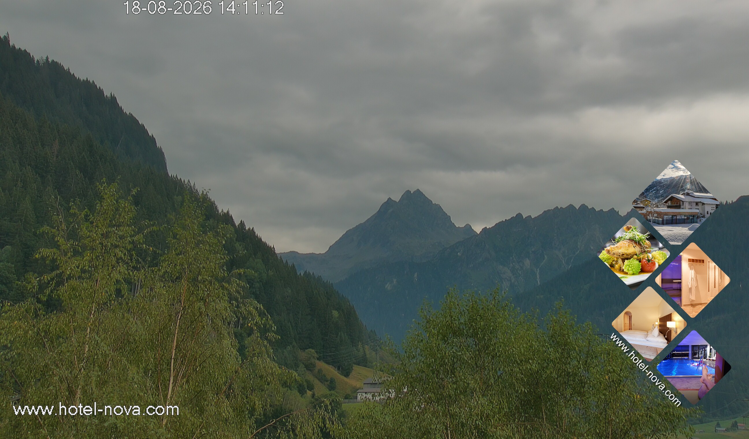 Archiv Foto Webcam Valülla, Silvretta Montafon