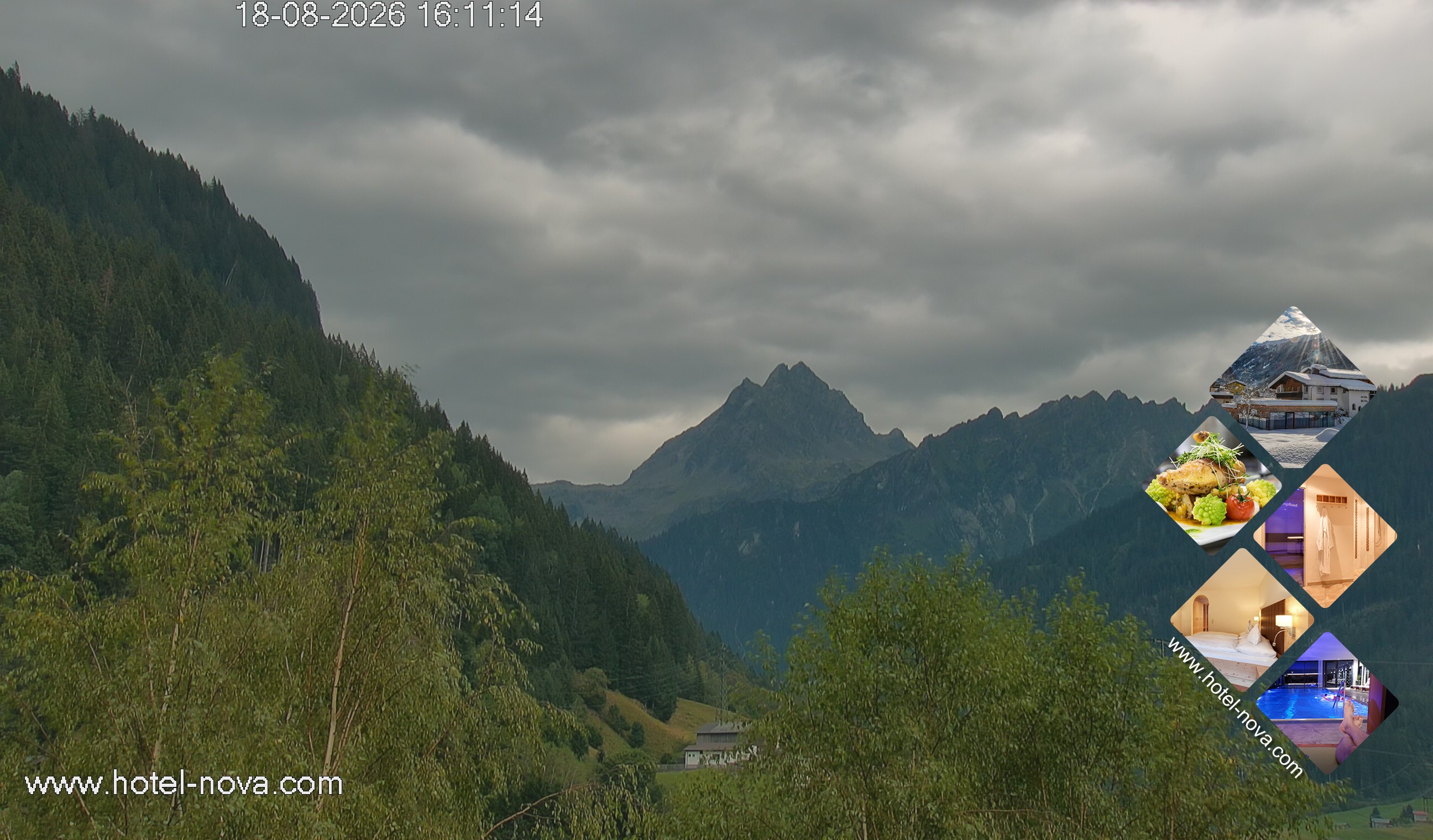 Archiv Foto Webcam Valülla, Silvretta Montafon