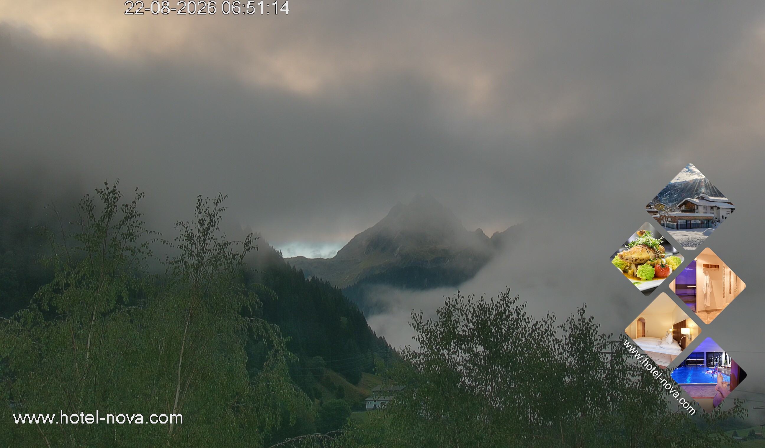 Archiv Foto Webcam Valülla, Silvretta Montafon