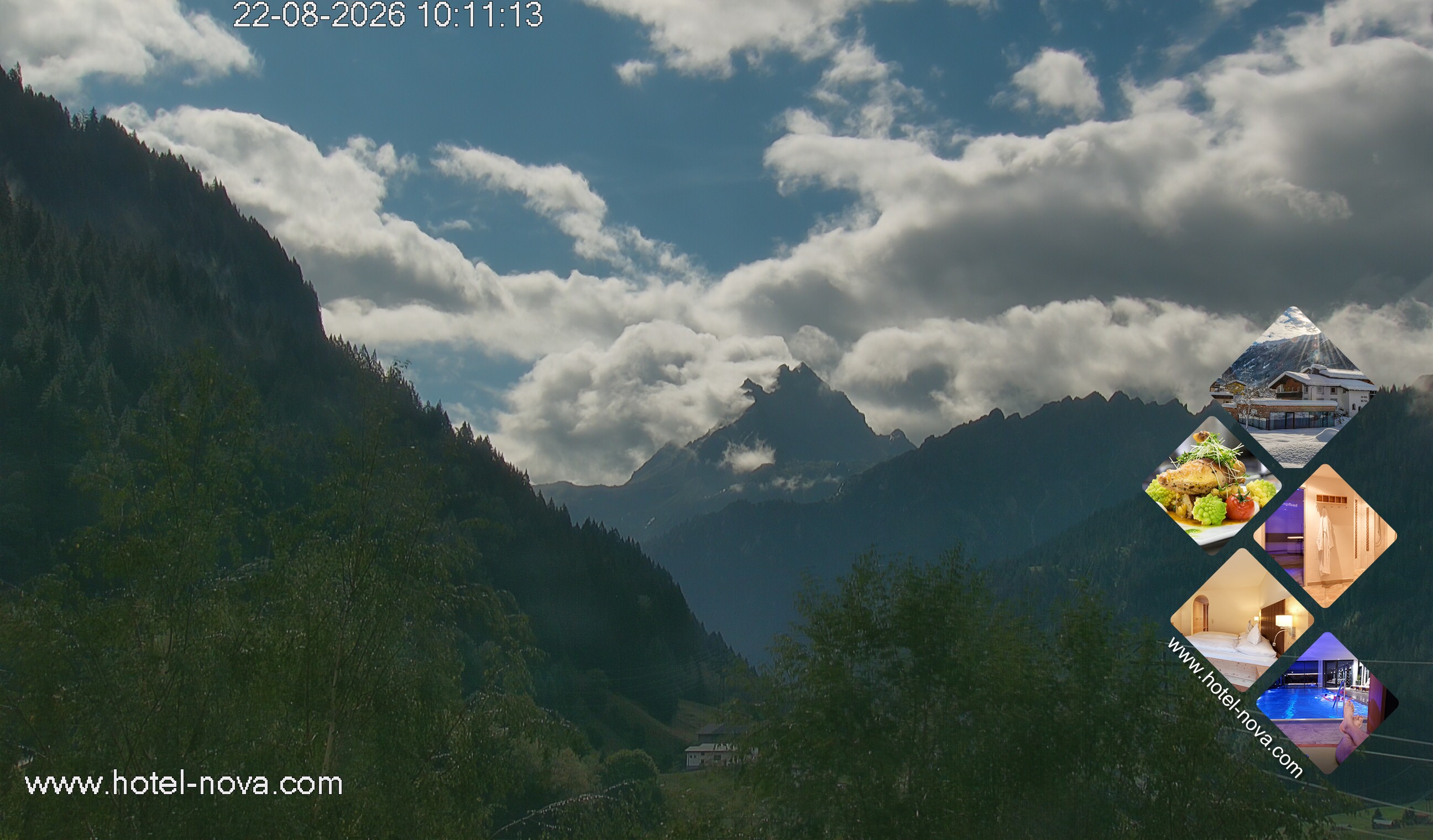 Archiv Foto Webcam Valülla, Silvretta Montafon