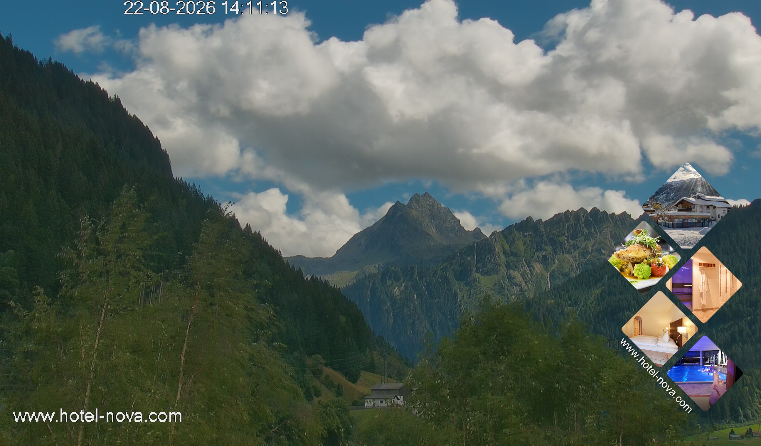 Archiv Foto Webcam Valülla, Silvretta Montafon
