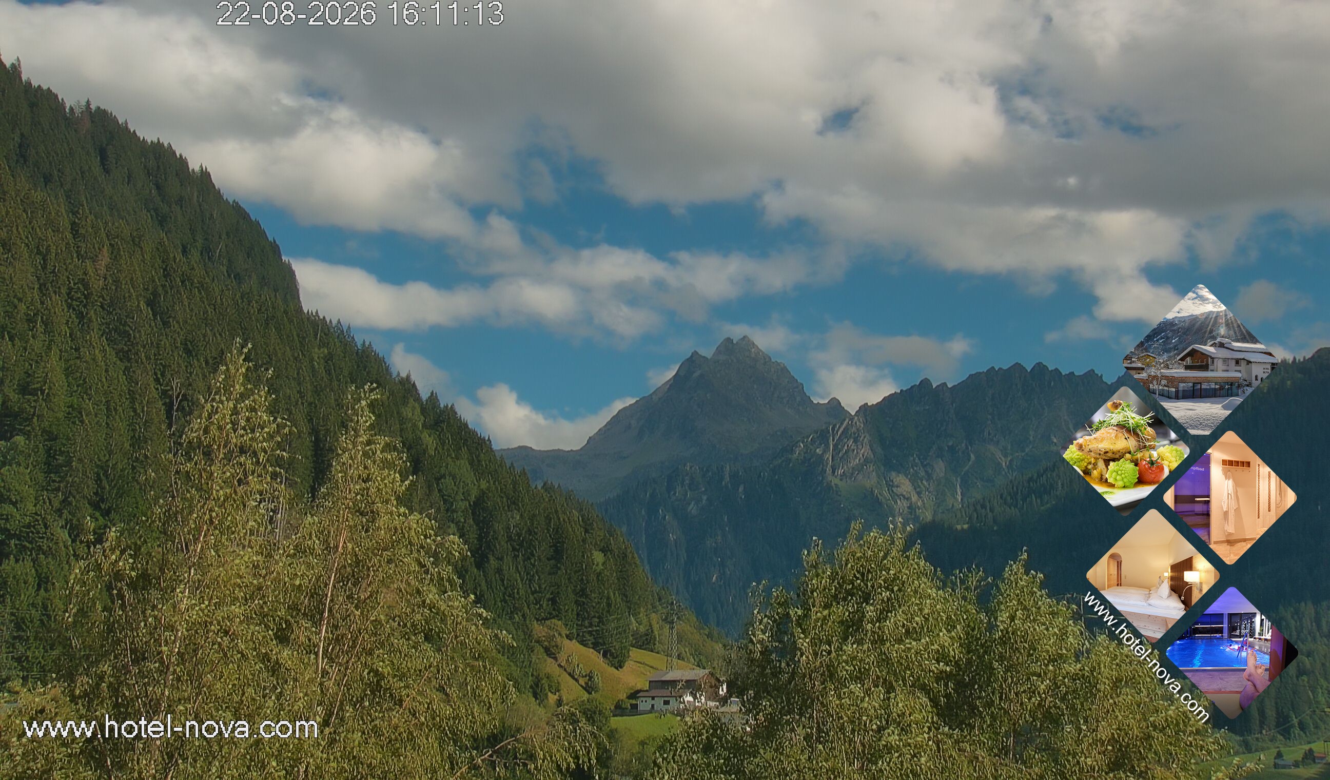 Archiv Foto Webcam Valülla, Silvretta Montafon