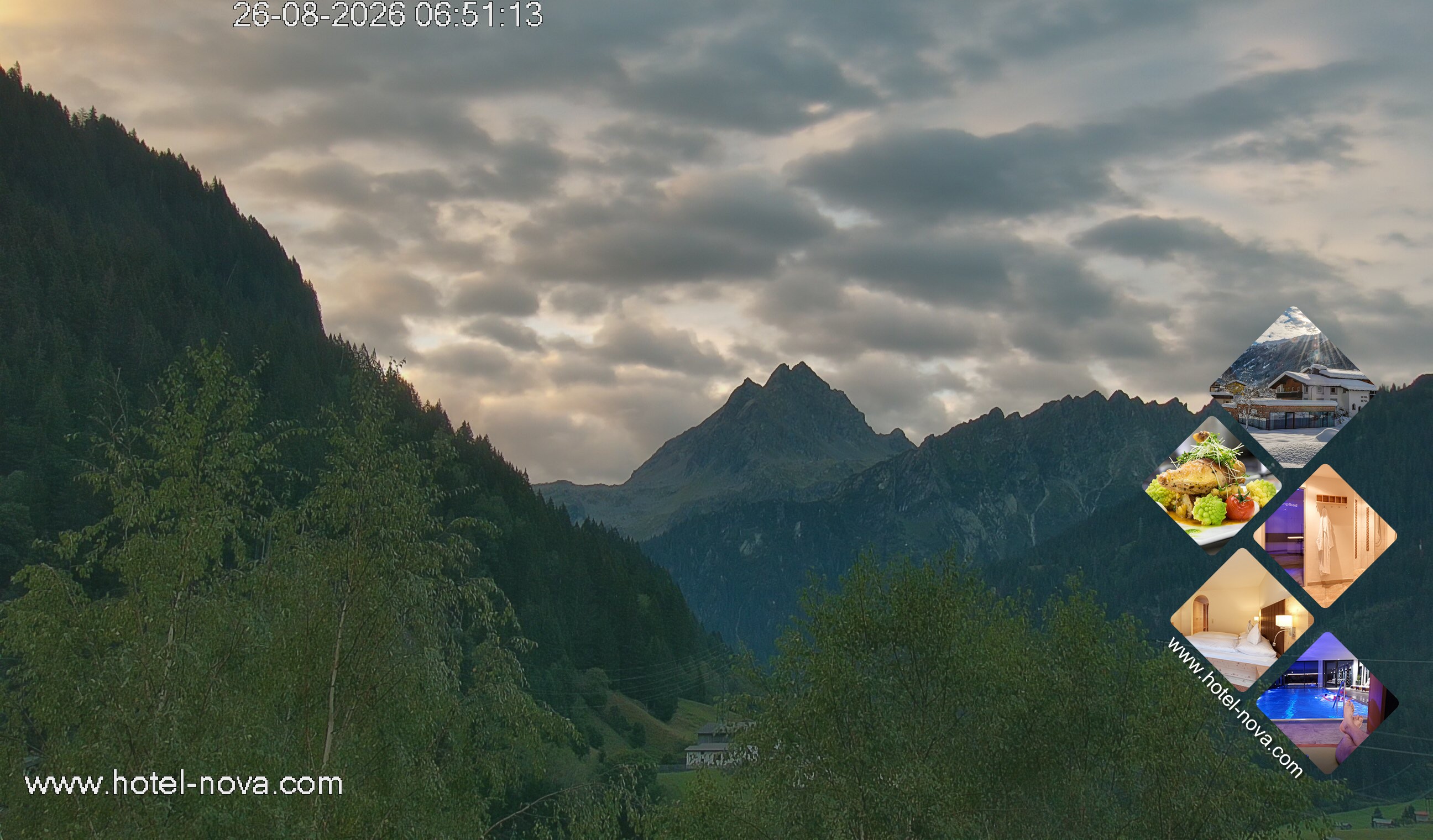 Archiv Foto Webcam Valülla, Silvretta Montafon