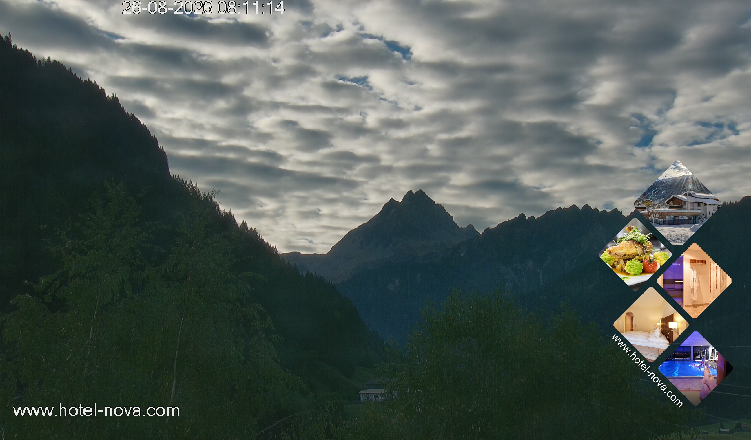 Archiv Foto Webcam Valülla, Silvretta Montafon