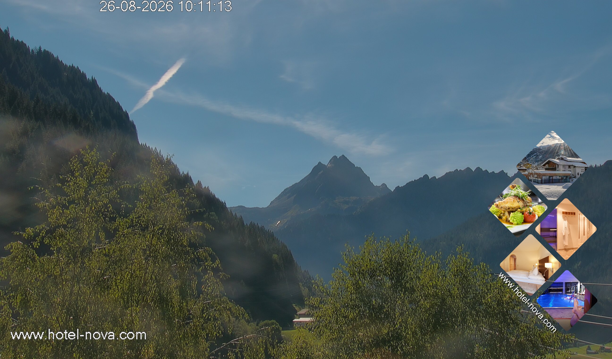 Archived image Webcam Valülla, Hotel Nova
