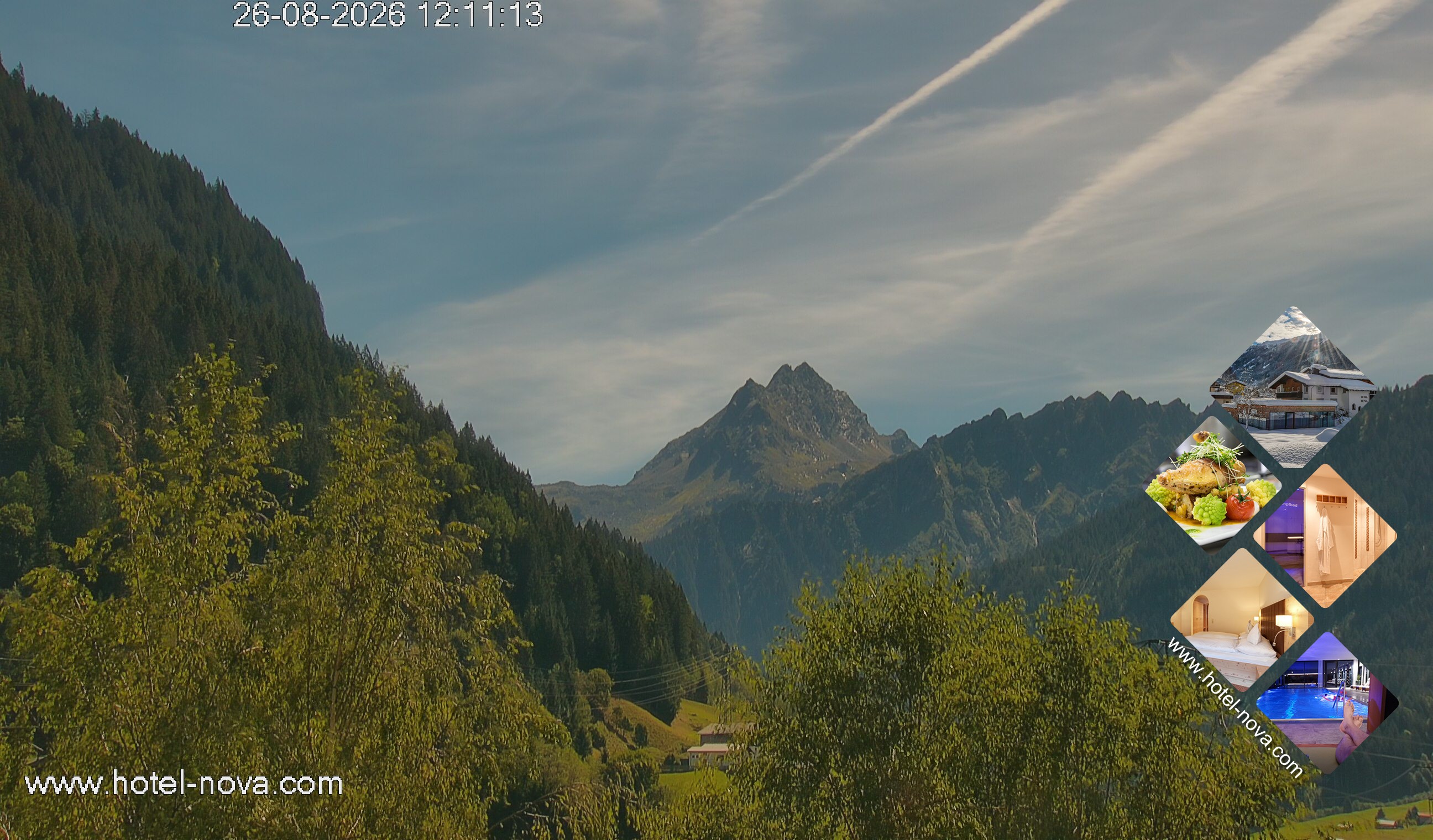 Archived image Webcam Valülla, Hotel Nova