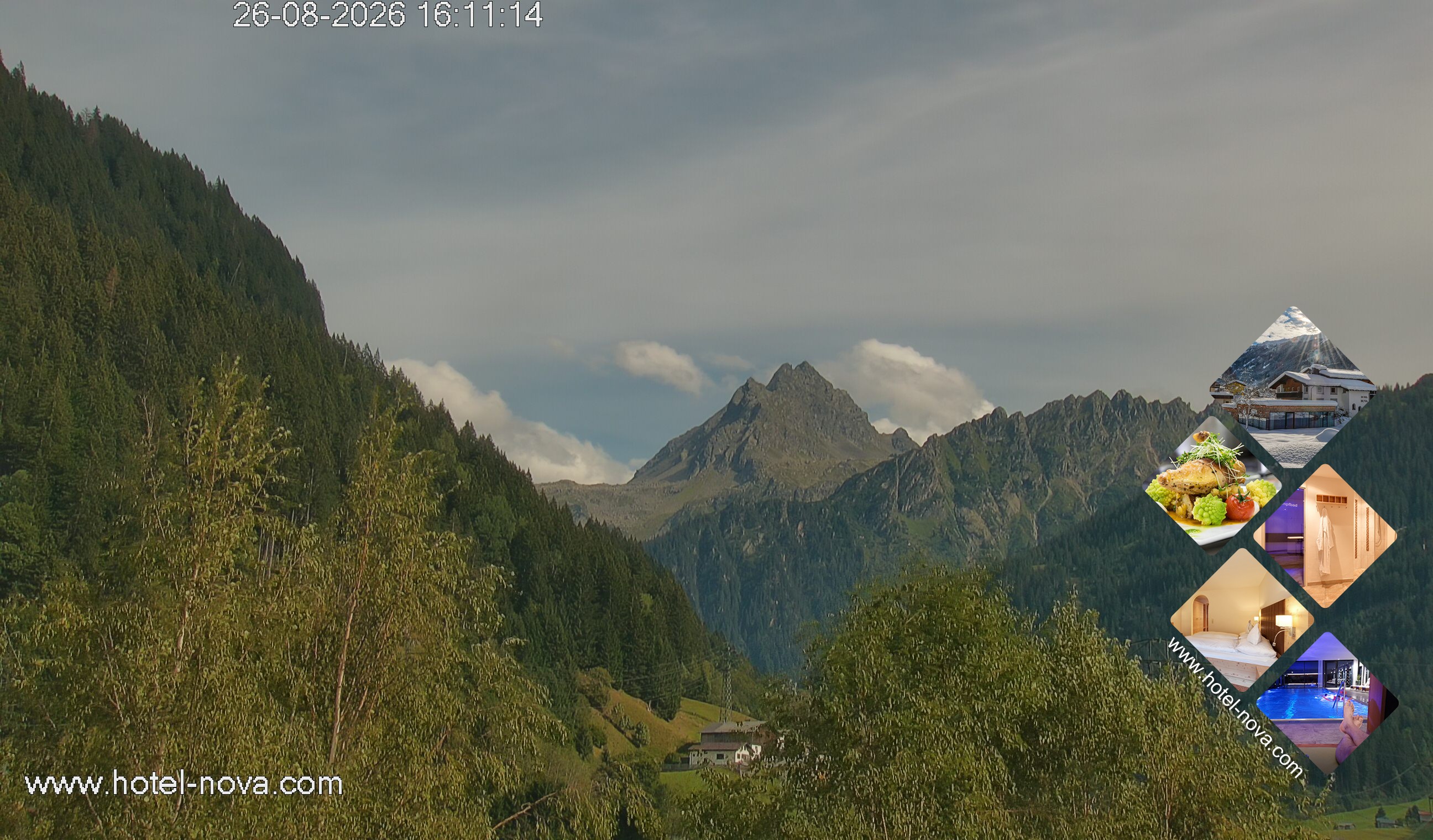 Archived image Webcam Valülla, Hotel Nova