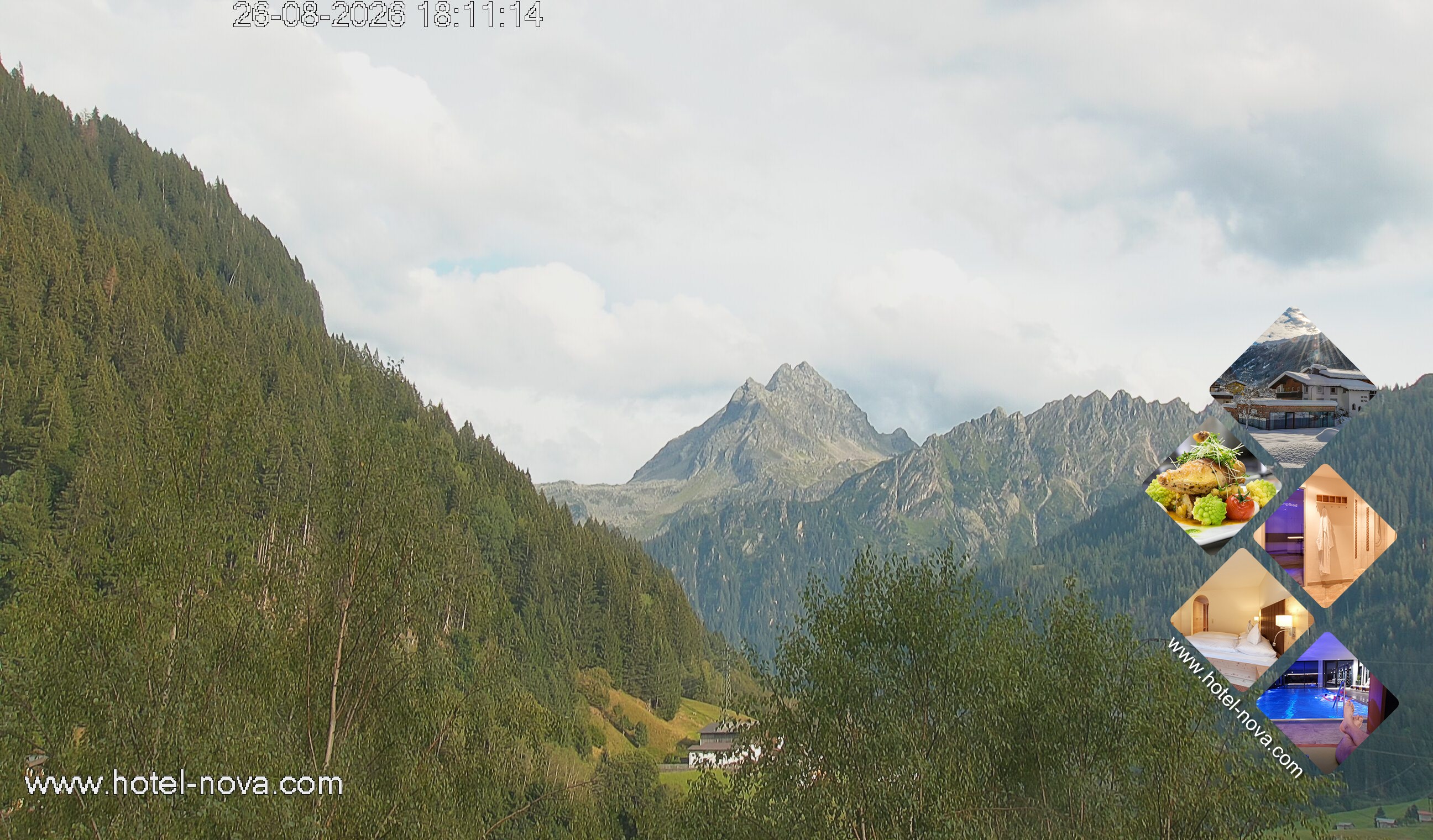 Archived image Webcam Valülla, Hotel Nova