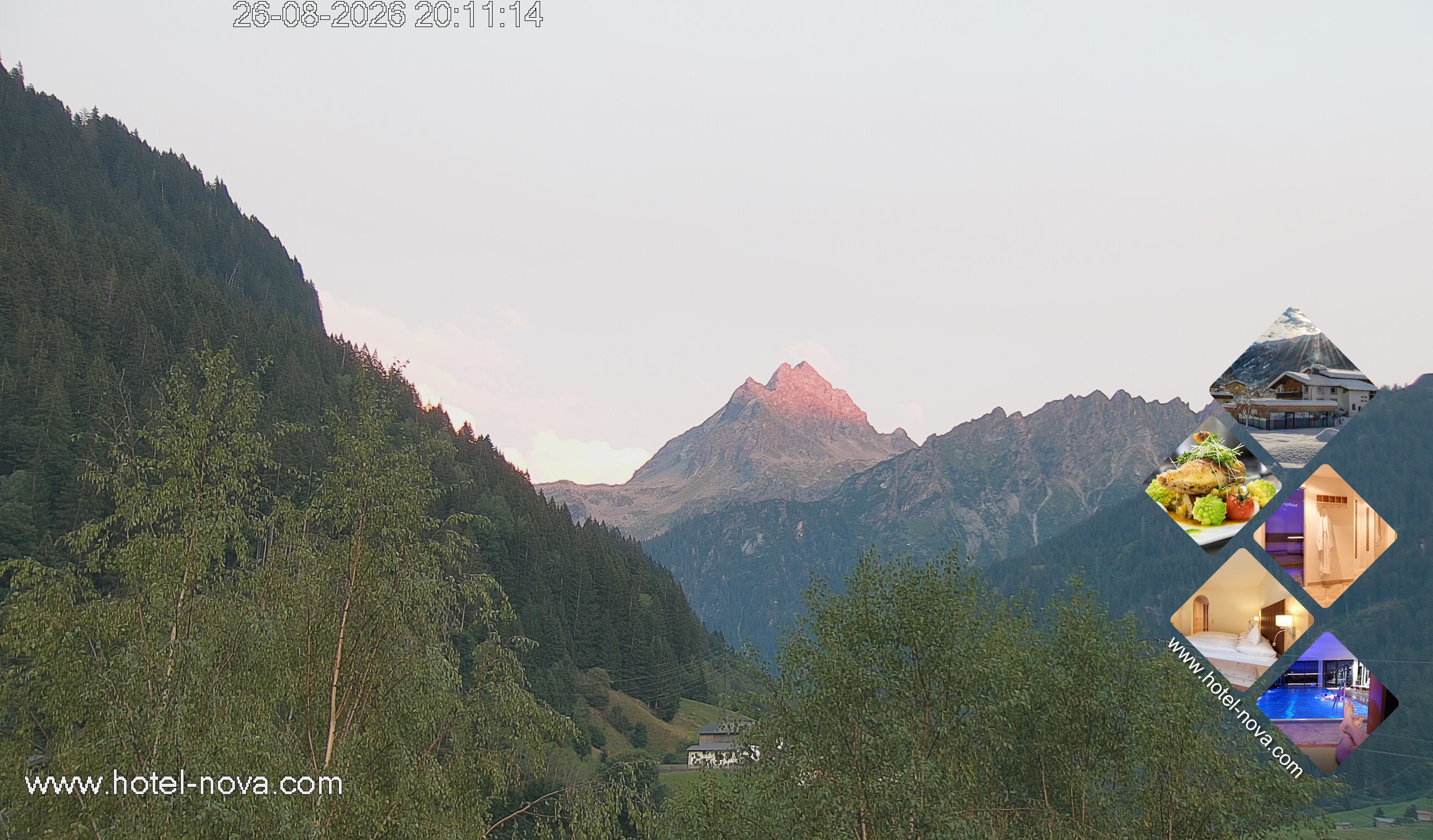 Archived image Webcam Valülla, Hotel Nova