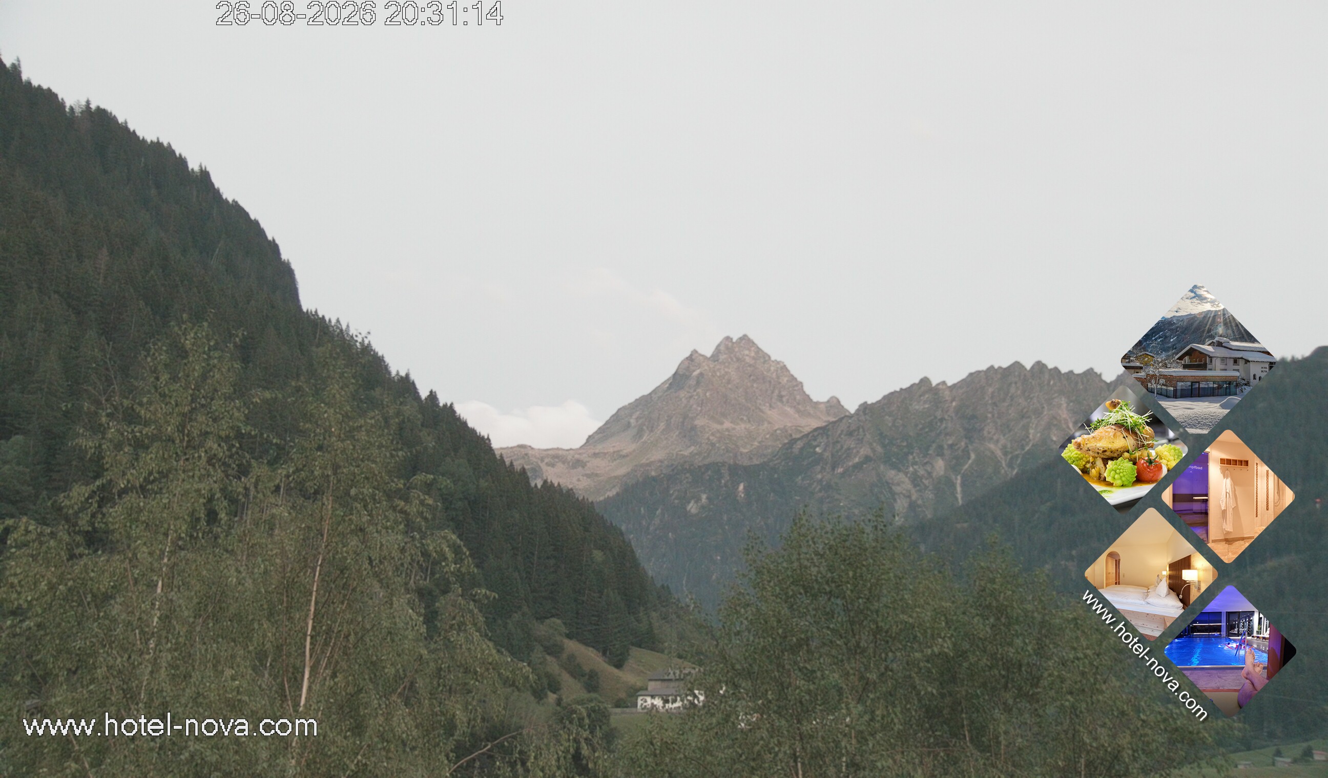 Archived image Webcam Valülla, Hotel Nova