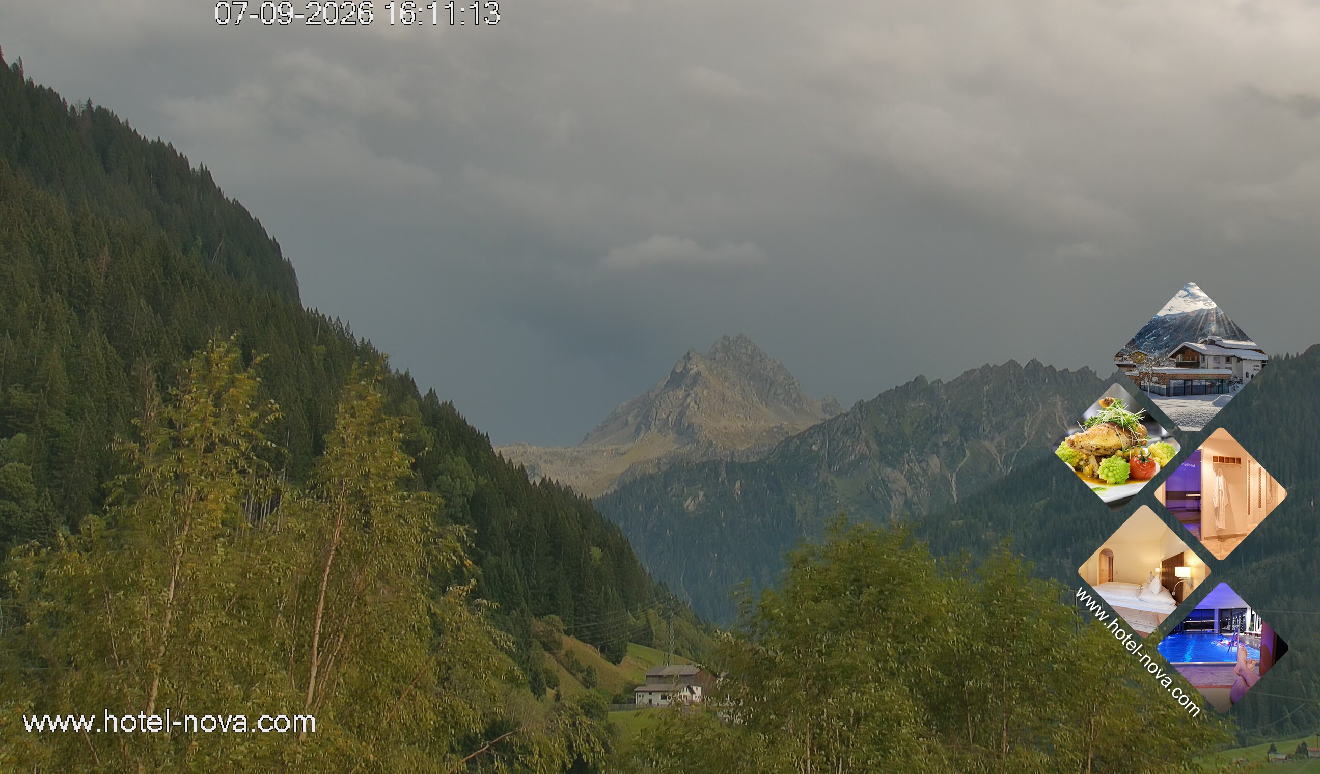 Archiv Foto Webcam Valülla, Silvretta Montafon