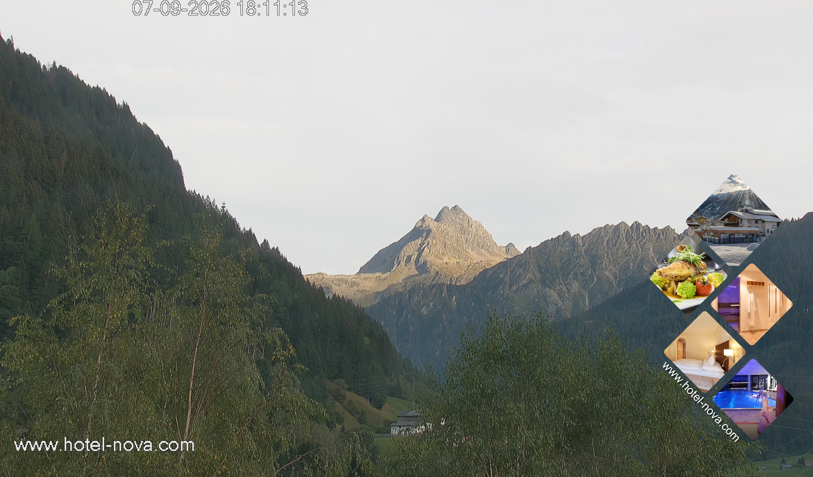Archiv Foto Webcam Valülla, Silvretta Montafon