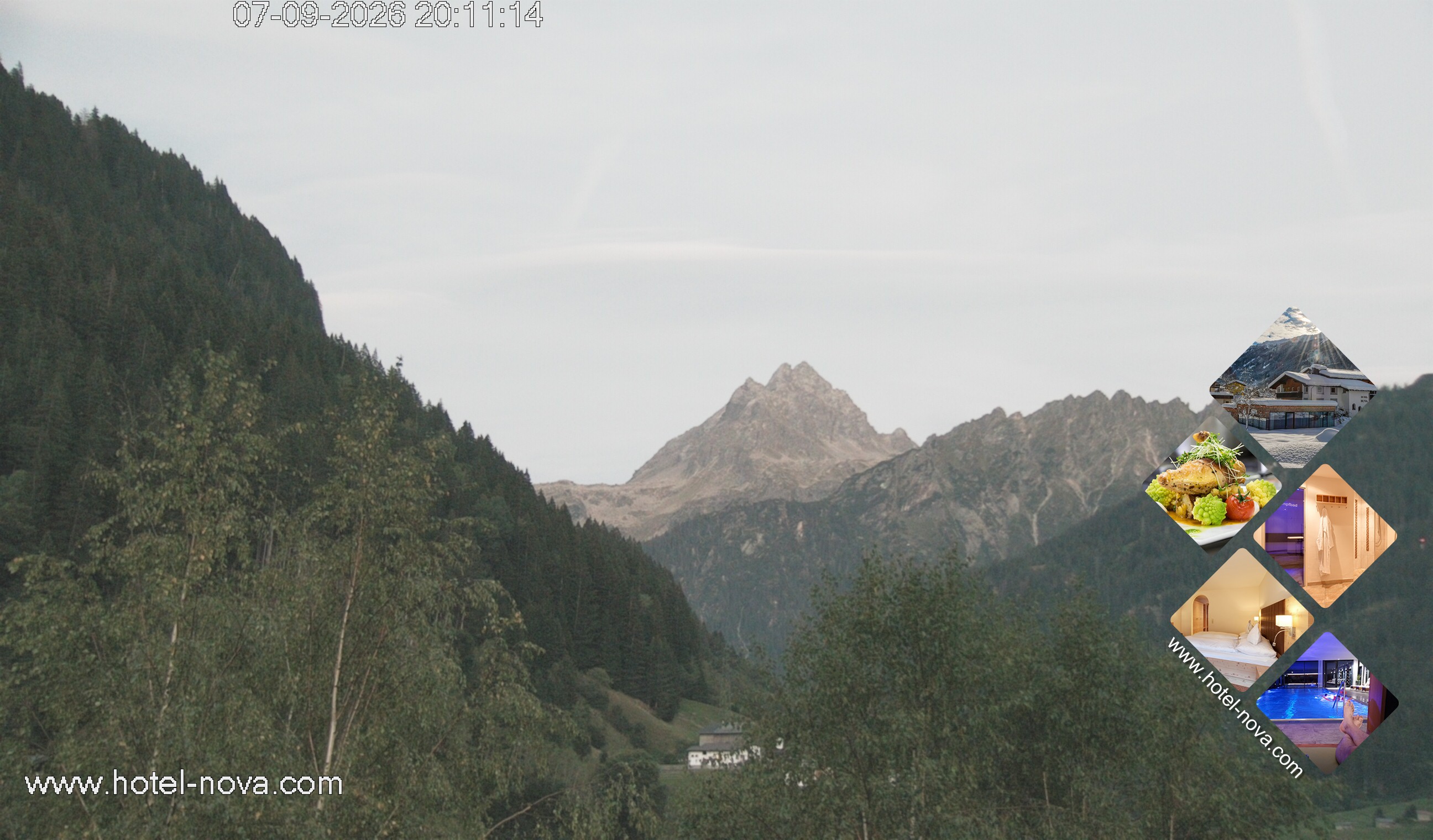Archiv Foto Webcam Valülla, Silvretta Montafon