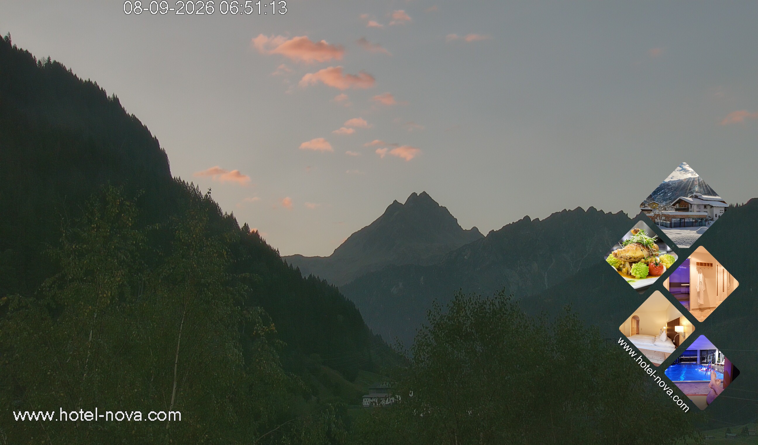 Archiv Foto Webcam Valülla, Silvretta Montafon