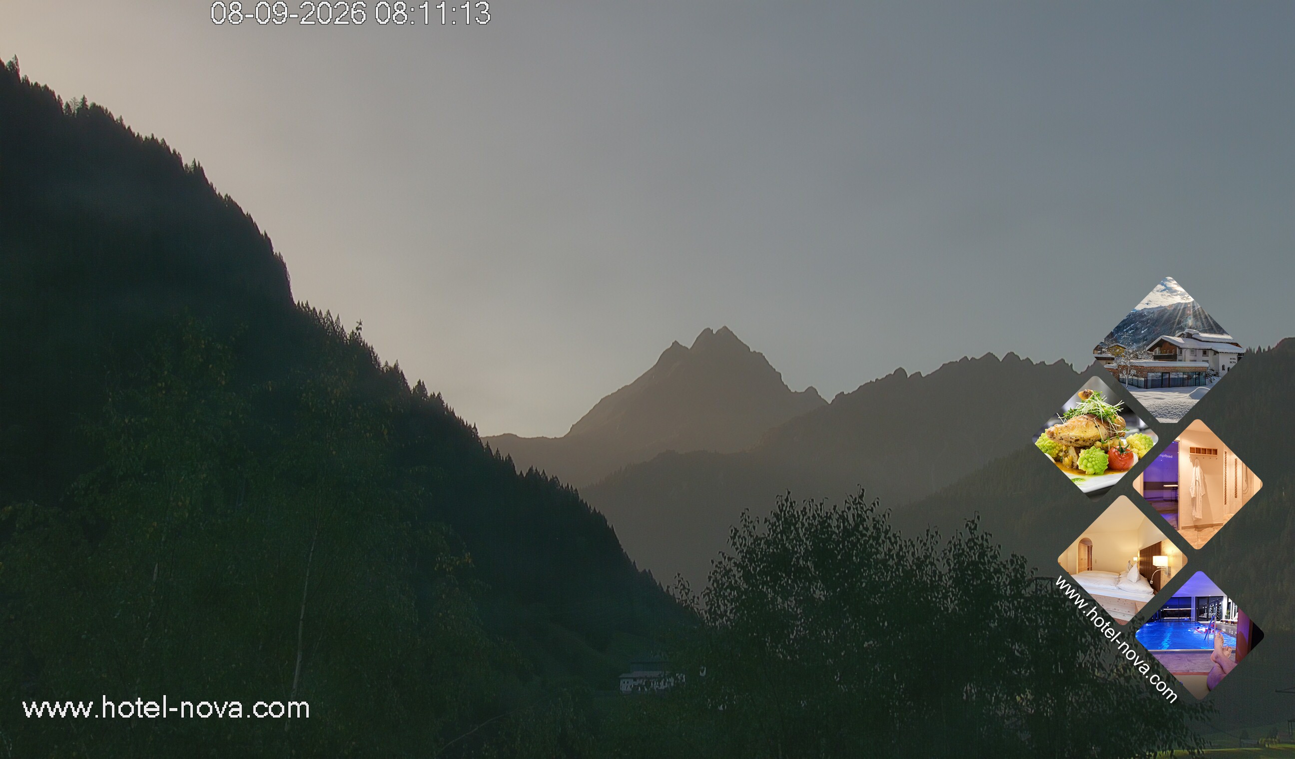Archiv Foto Webcam Valülla, Silvretta Montafon