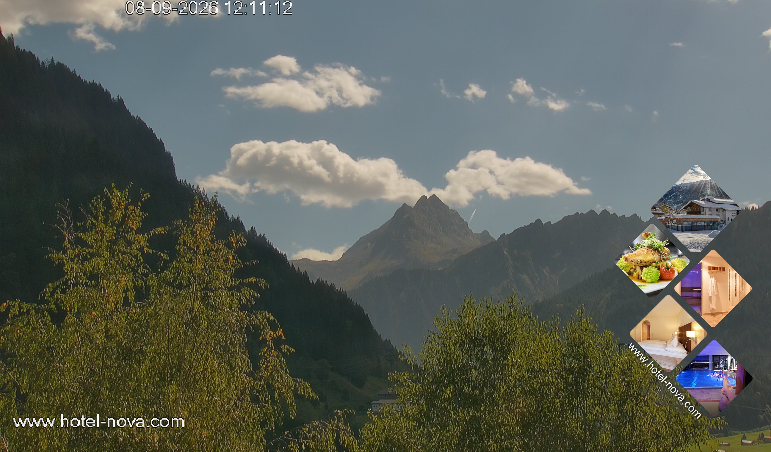 Archiv Foto Webcam Valülla, Silvretta Montafon