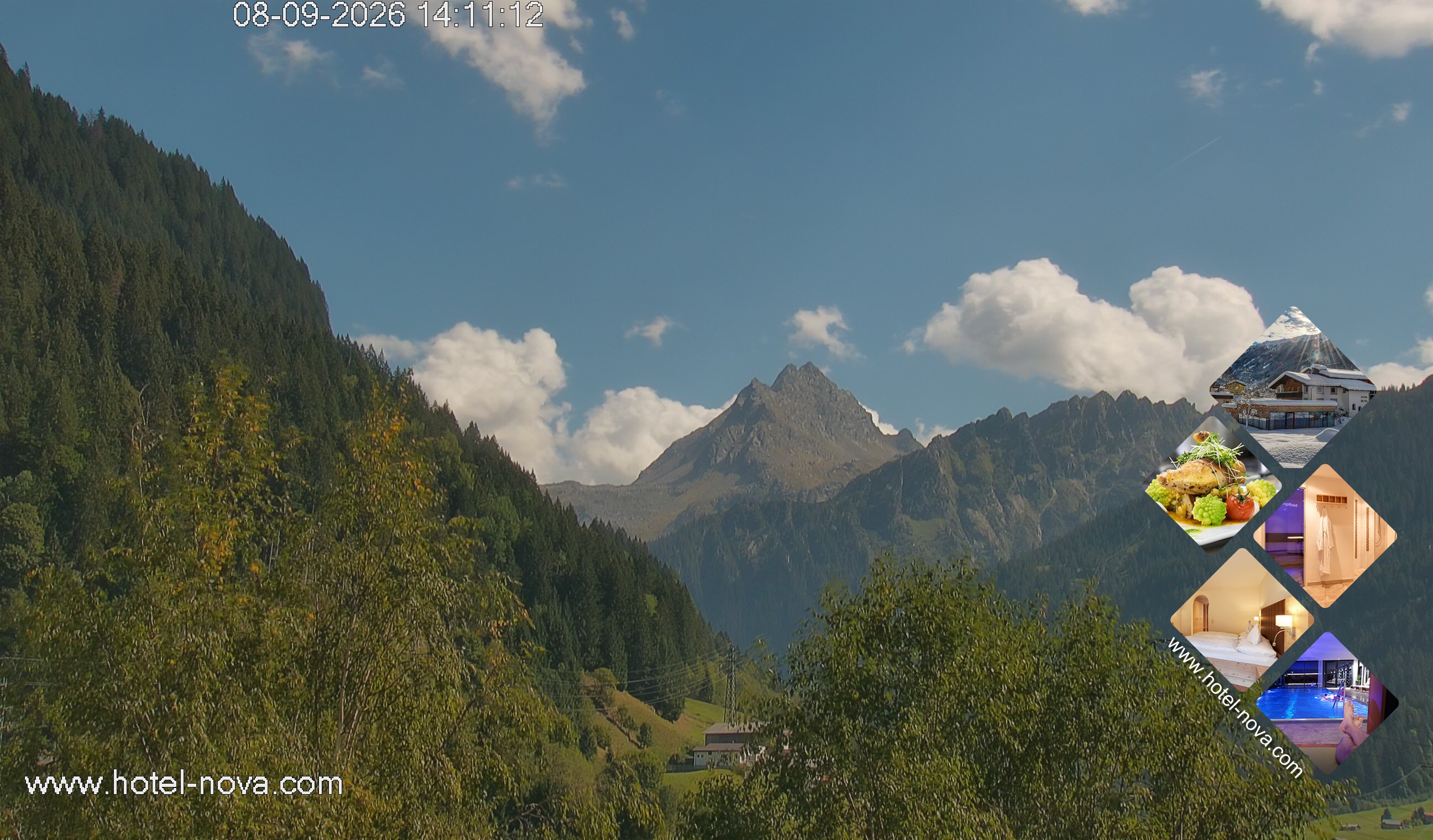 Archiv Foto Webcam Valülla, Silvretta Montafon
