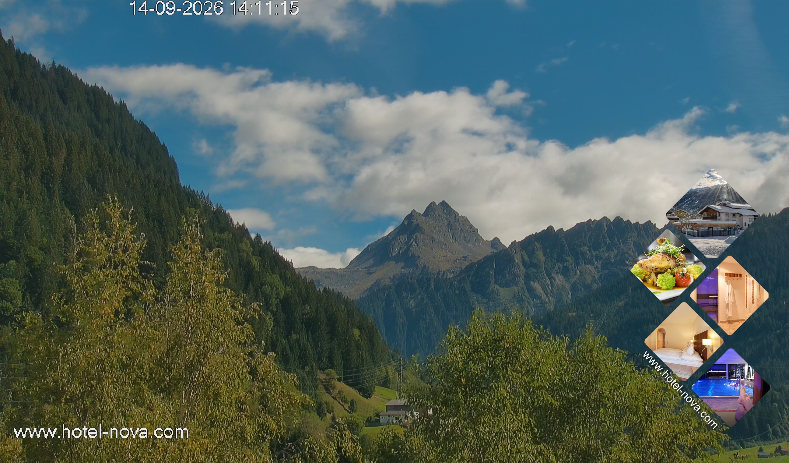 Archiv Foto Webcam Valülla, Silvretta Montafon