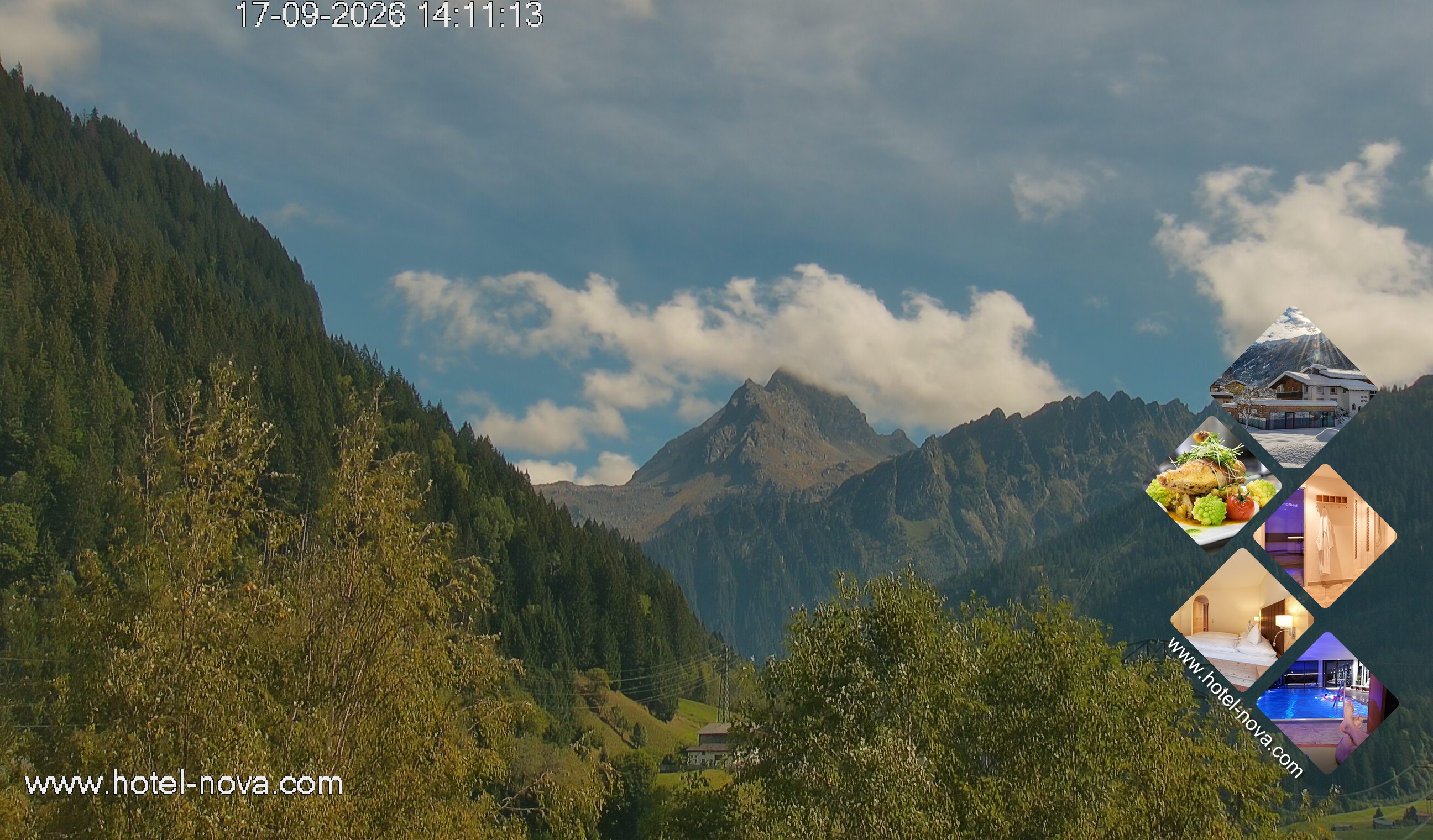 Archiv Foto Webcam Valülla, Silvretta Montafon
