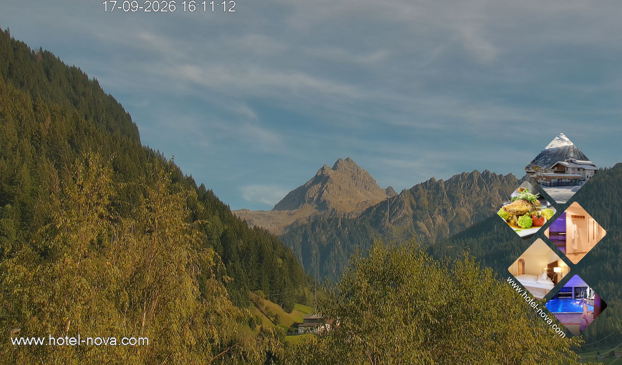 Archived image Webcam Valülla, Hotel Nova