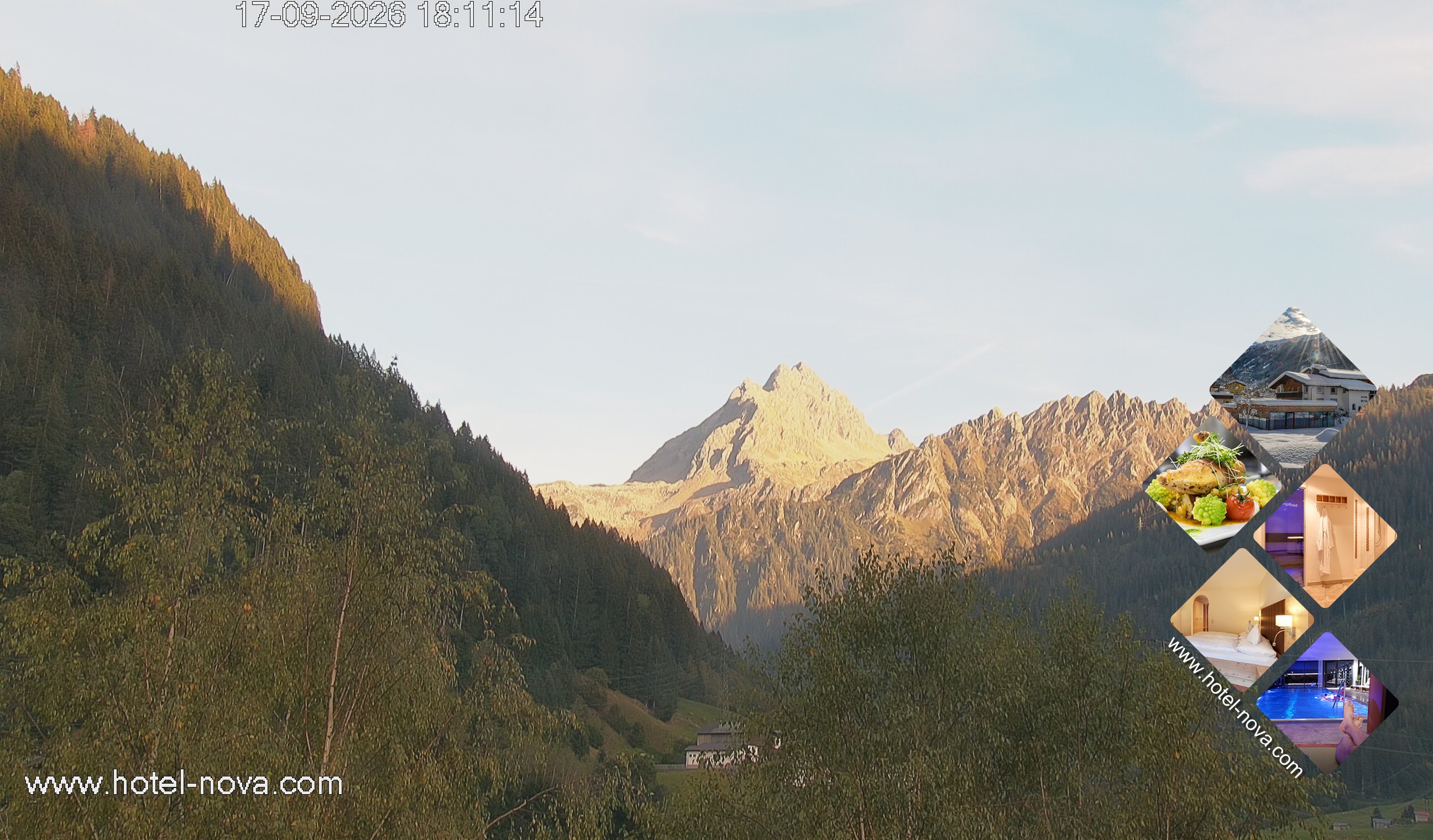 Archived image Webcam Valülla, Hotel Nova